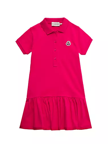 Little Girl's & Girl's Logo Patch Polo Dress
