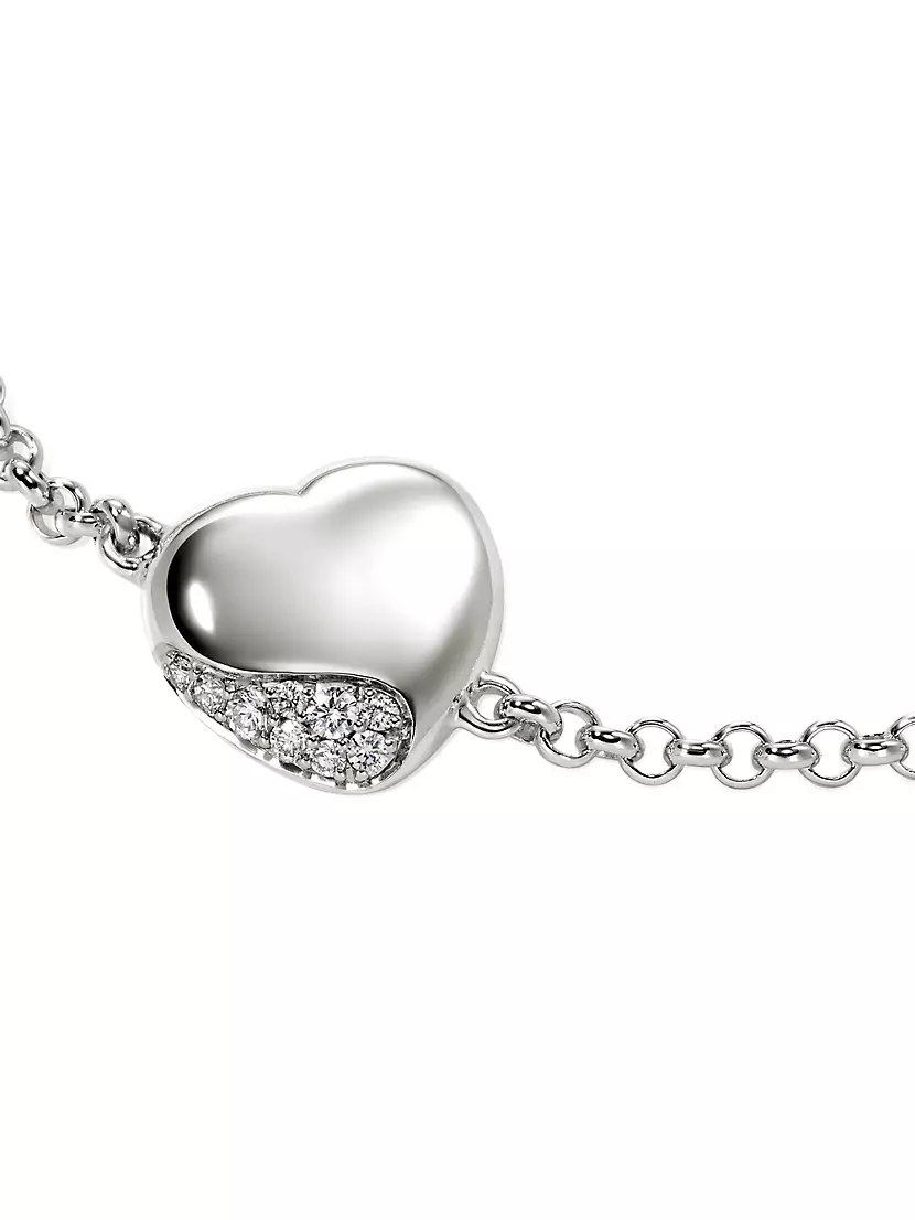8ct Silver Heart Charms by hildie & jo
