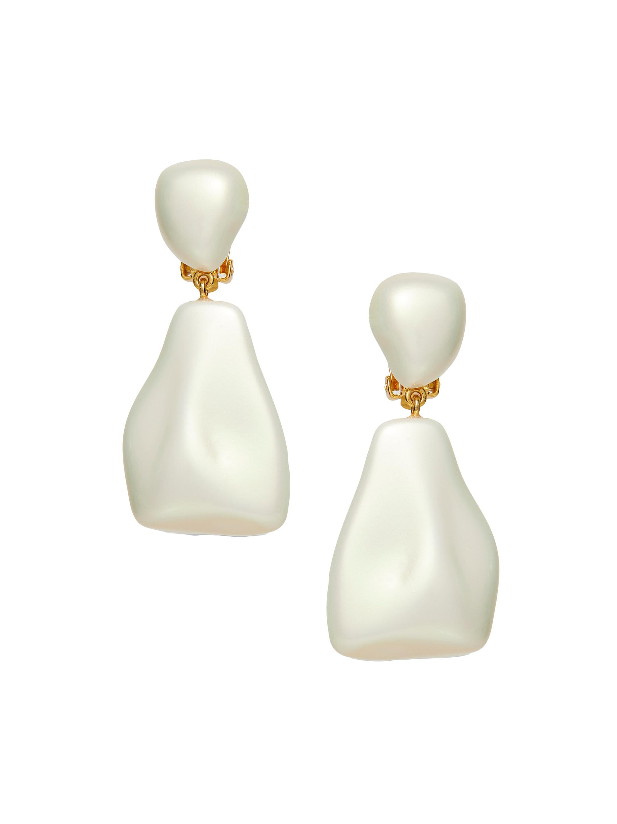 Lele Sadoughi Women's Wilma Goldtone & Imitation Pearl Drop Earrings - Holographic Pearl