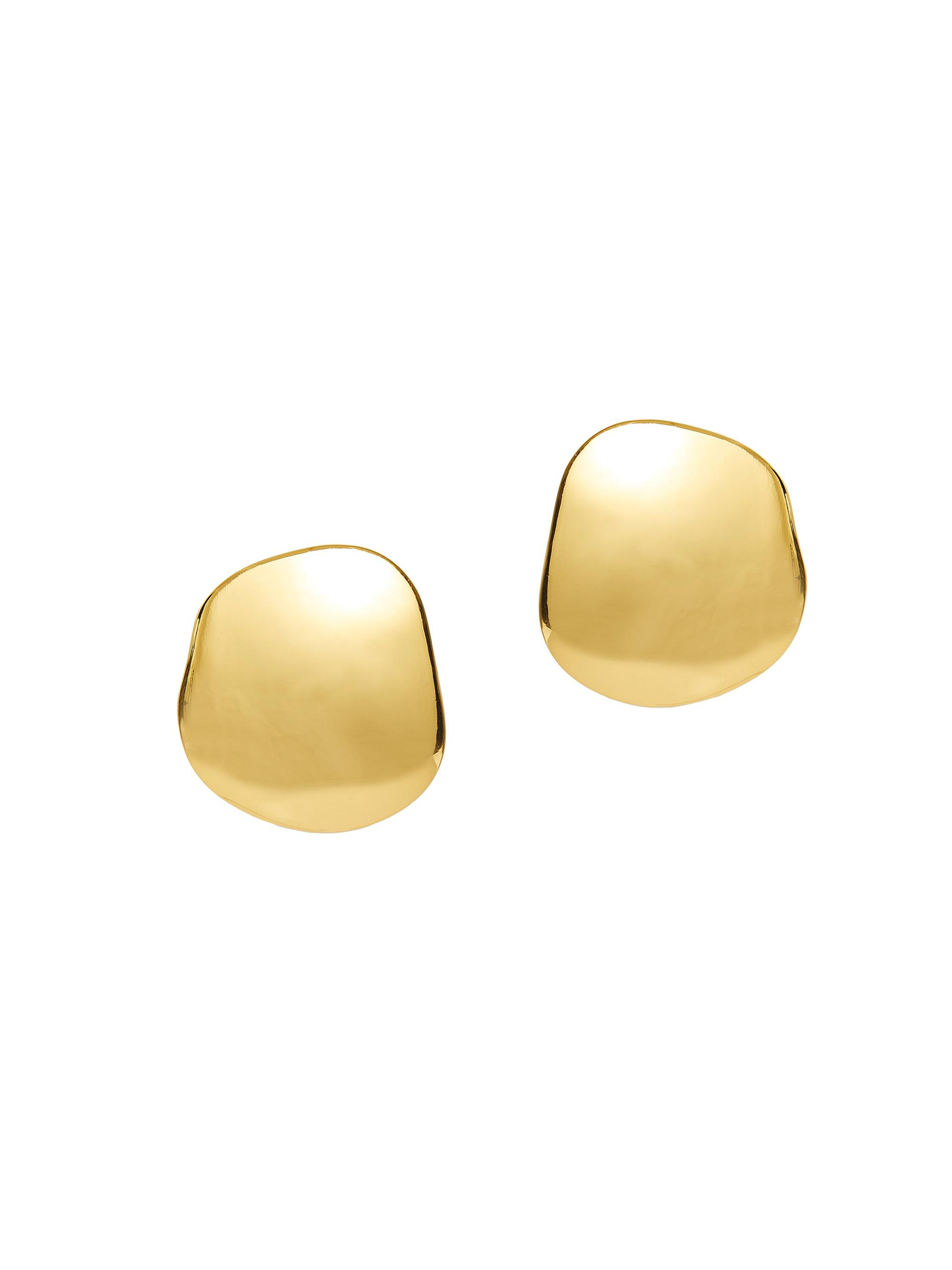 Lele Sadoughi Women's Discus 14K-Gold-Plated Button Stud Earrings - Gold