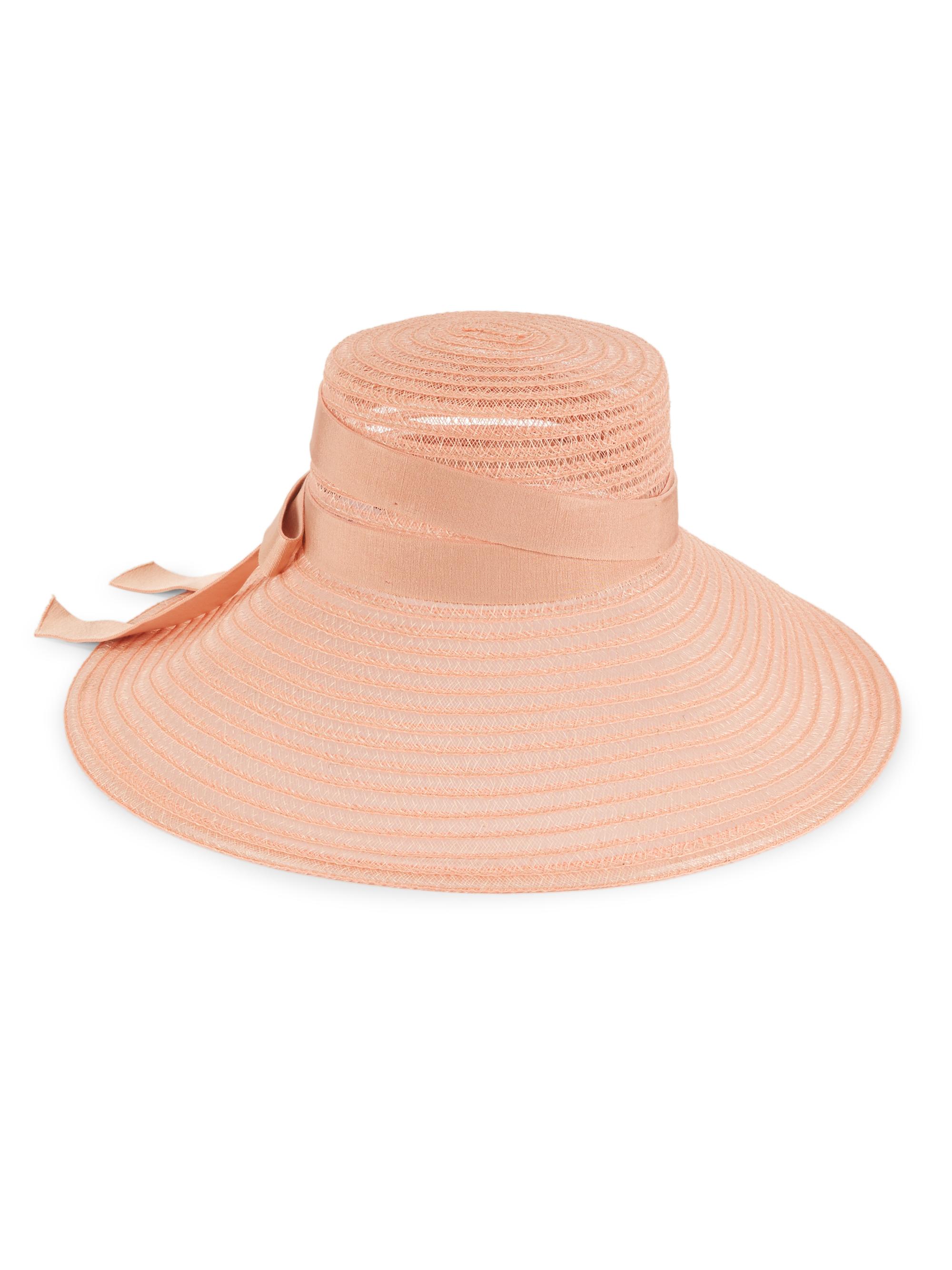 Eugenia Kim Women's Mirabel Wide-Brim Straw Sun Hat - Blush