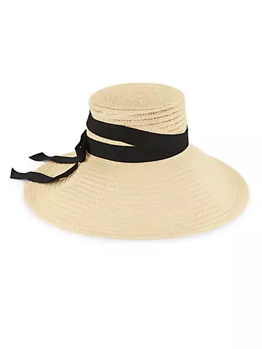 Eugenia Kim Honey Scarf Straw Sunhat (Hats,Straw Hats) IFCHIC