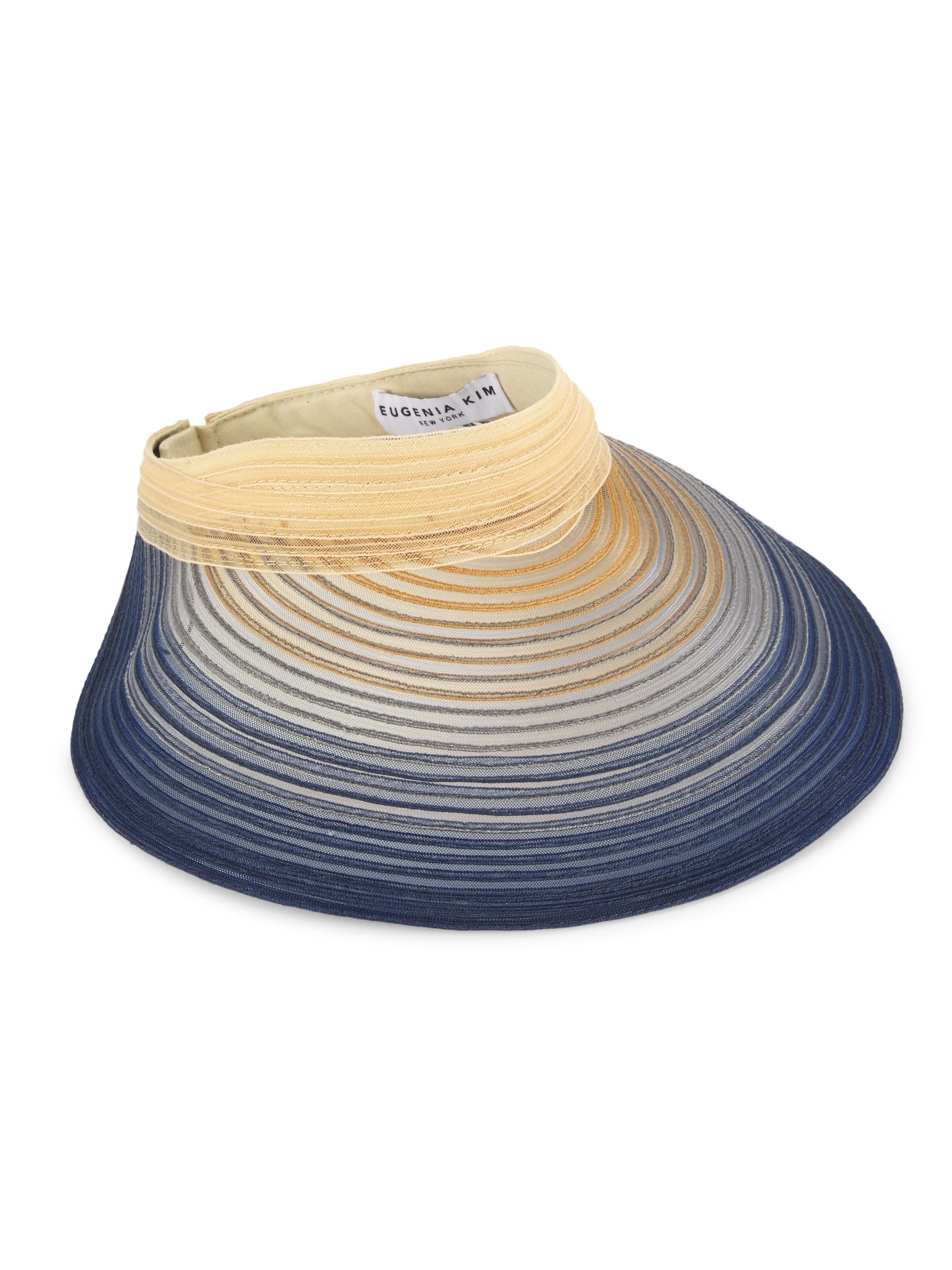 Eugenia Kim Women's Trixie Packable Ombré Visor - Beige Blue