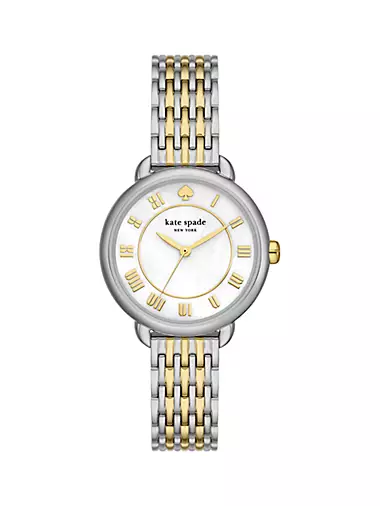 Lily Avenue Two-Tone Stainless Steel Three-Hand Watch