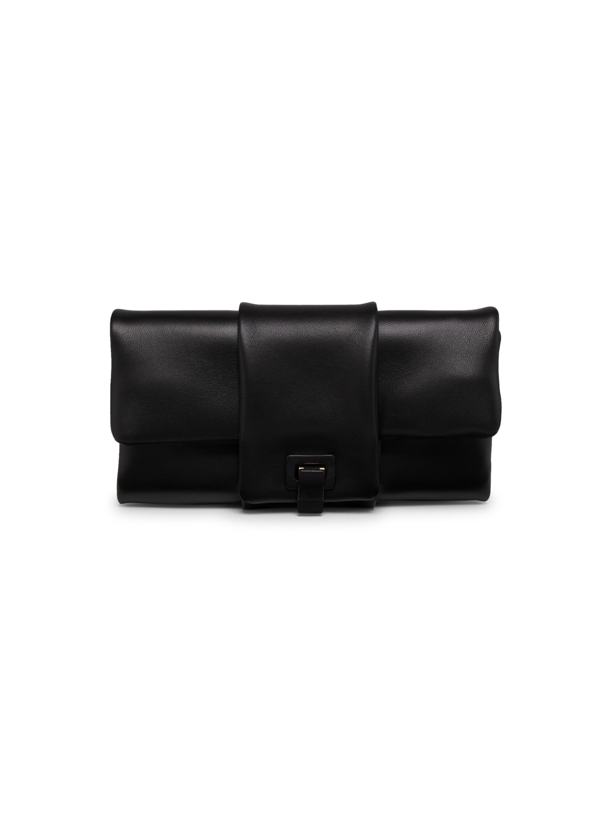 Proenza Schouler Women's Flip Leather Shoulder Bag - Black