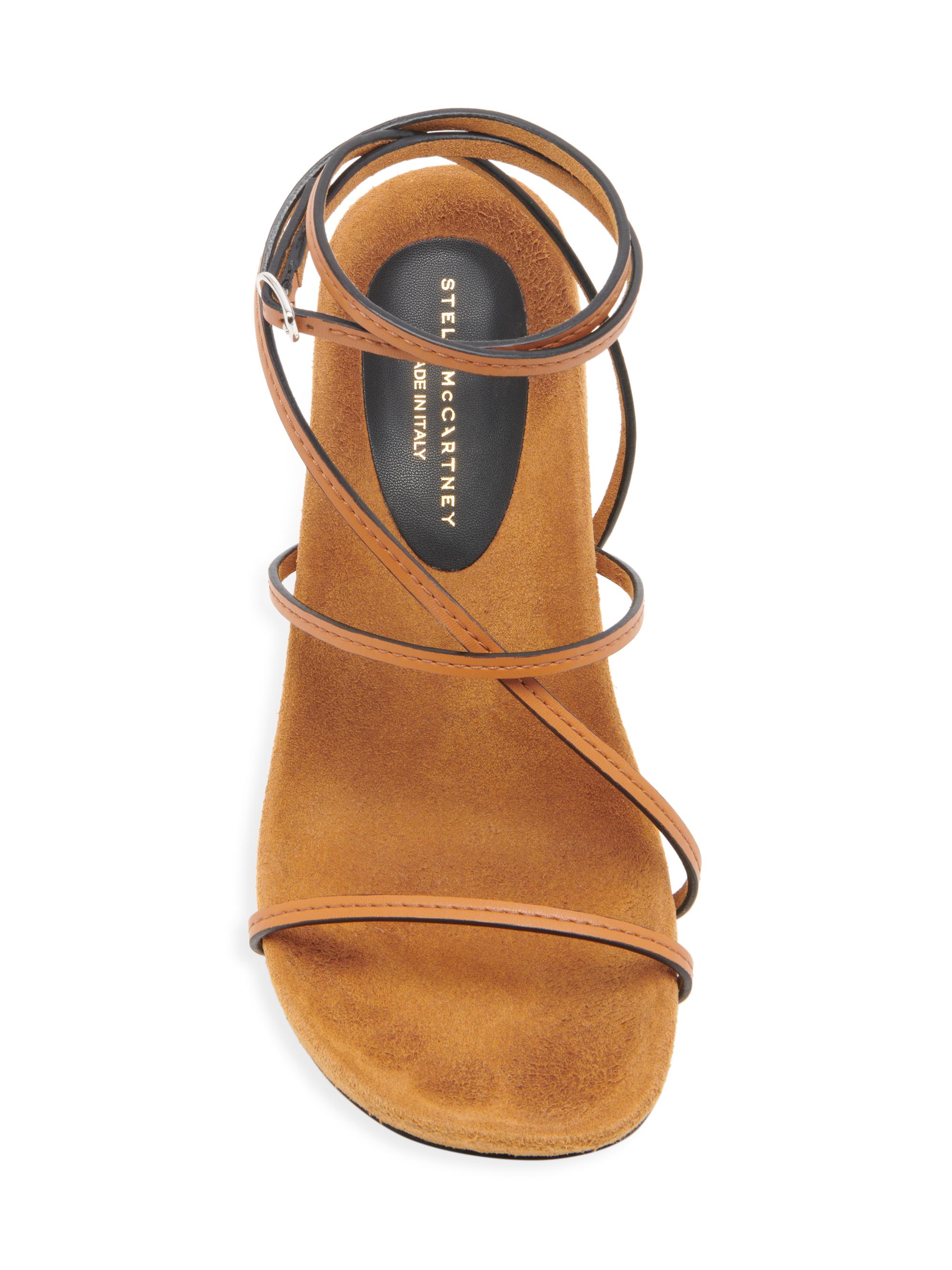 Shop Stella McCartney Terra 90MM Strappy Sandals | Saks Fifth Avenue
