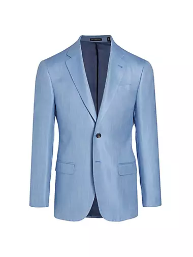 Single-Breasted Two-Button Sportcoat