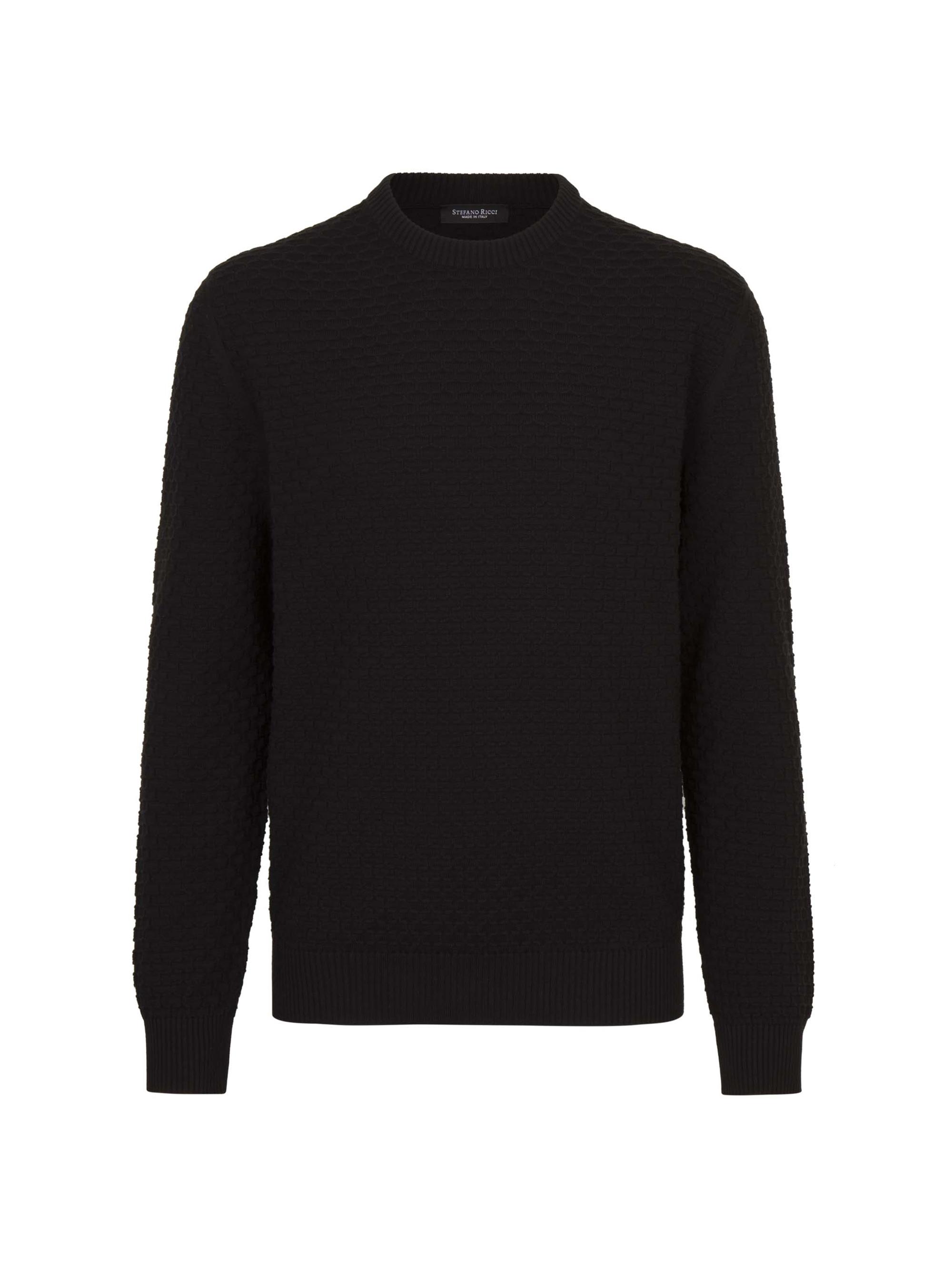 Stefano Ricci Men's Knit Crewneck Sweater - White