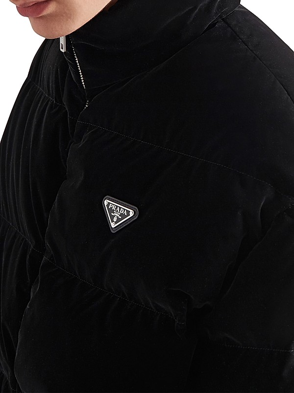 Shop Prada Cropped Down Jacket | Saks Fifth Avenue Shop Prada Cropped Down Jacket | Saks Fifth Avenue