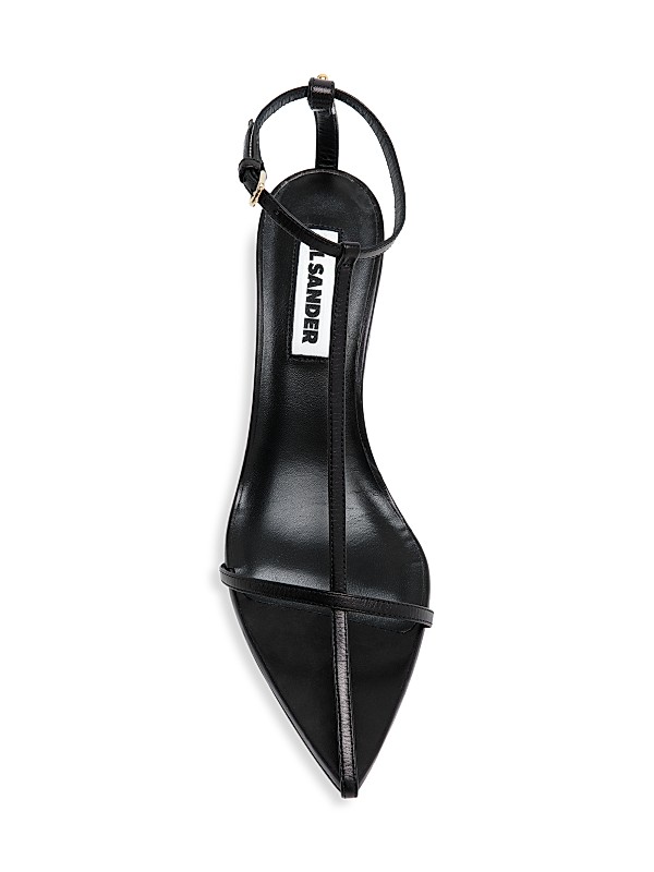 Shop Jil Sander 65MM Leather Sandals | Saks Fifth Avenue Shop Jil Sander 65MM Leather Sandals | Saks Fifth Avenue