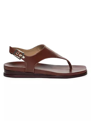 Concord Leather Wedge Sandals