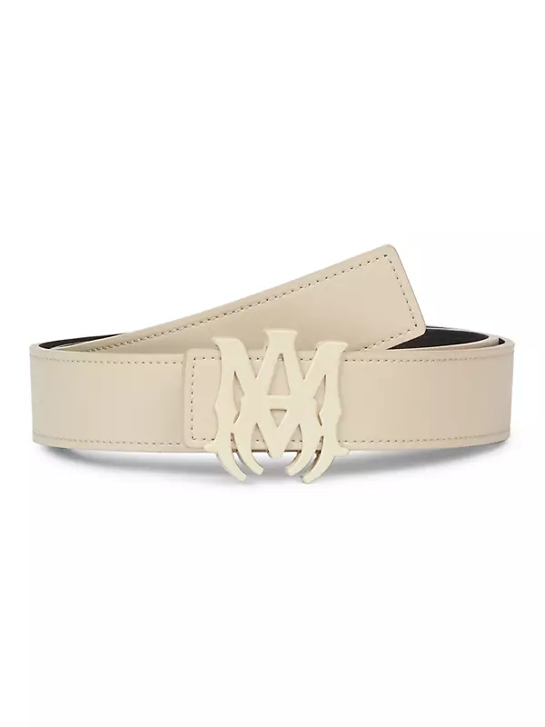 Shop Amiri MA Logo Leather Belt | Saks Fifth Avenue