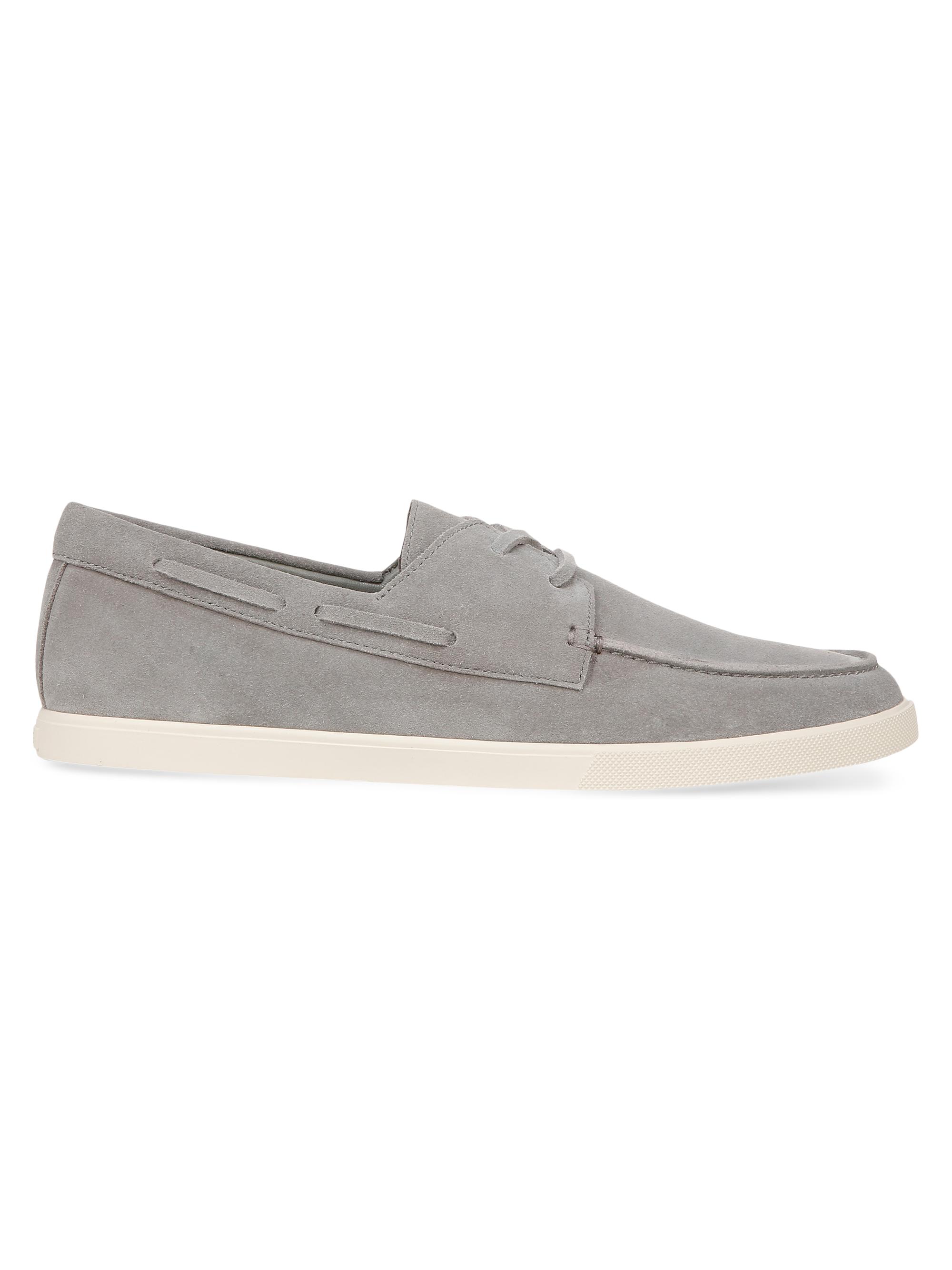 Vince Men's Salerno Suede Oxfords - Smoke Grey