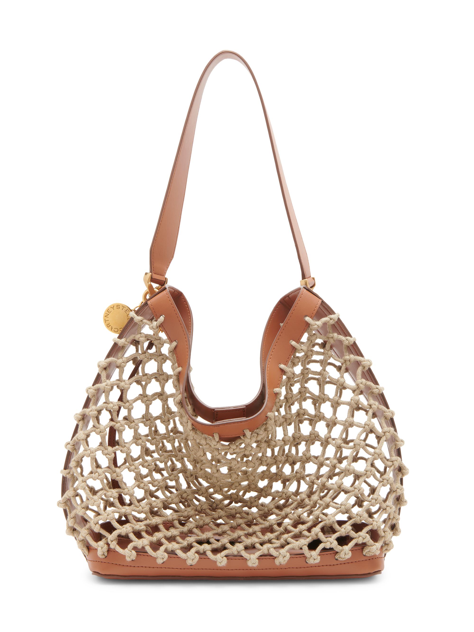 Stella McCartney Women's Eco Knotted Mesh Tote Bag - Tan