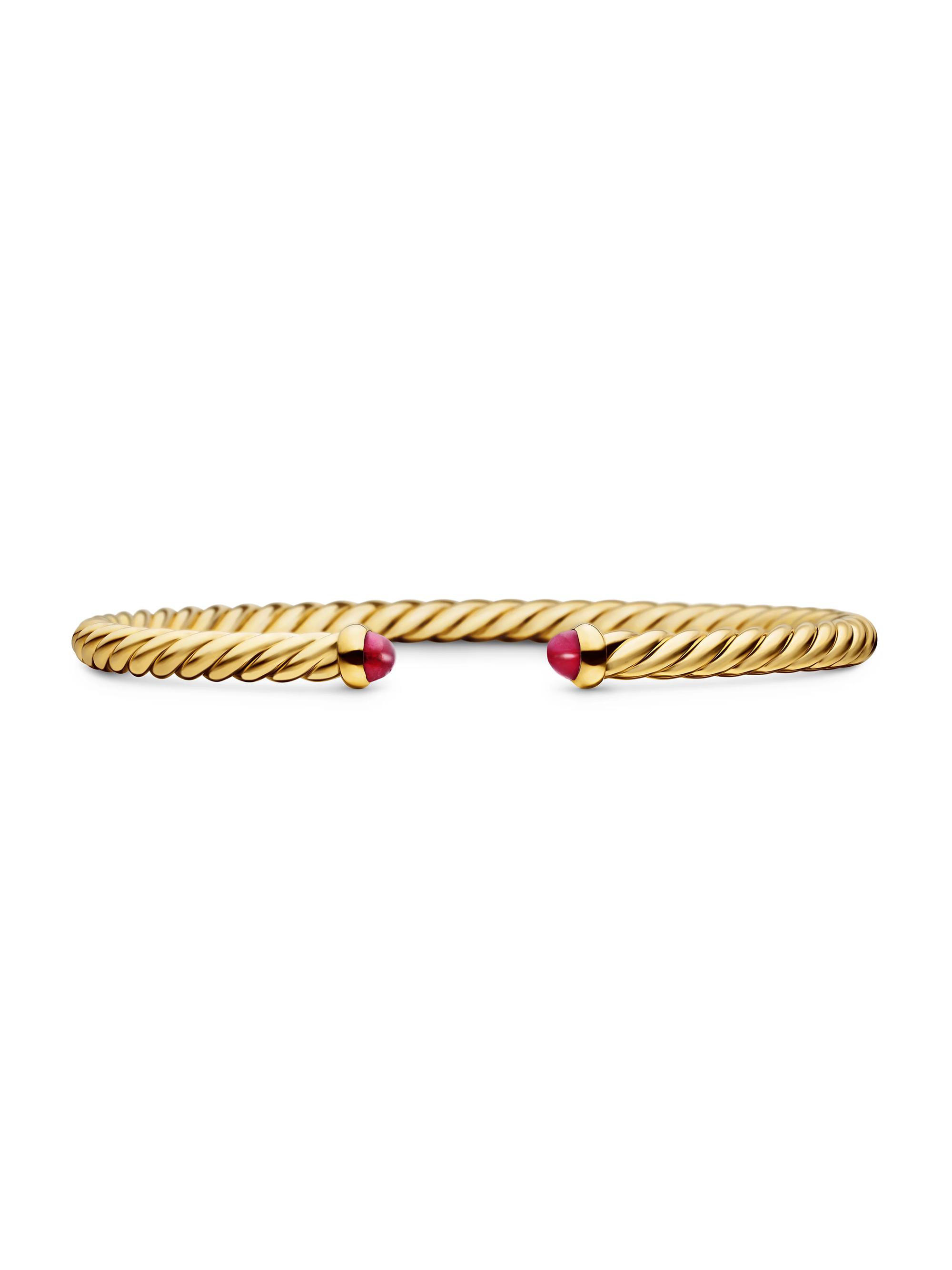 David Yurman Modern Cablespira Bracelet in 18K Yellow Gold