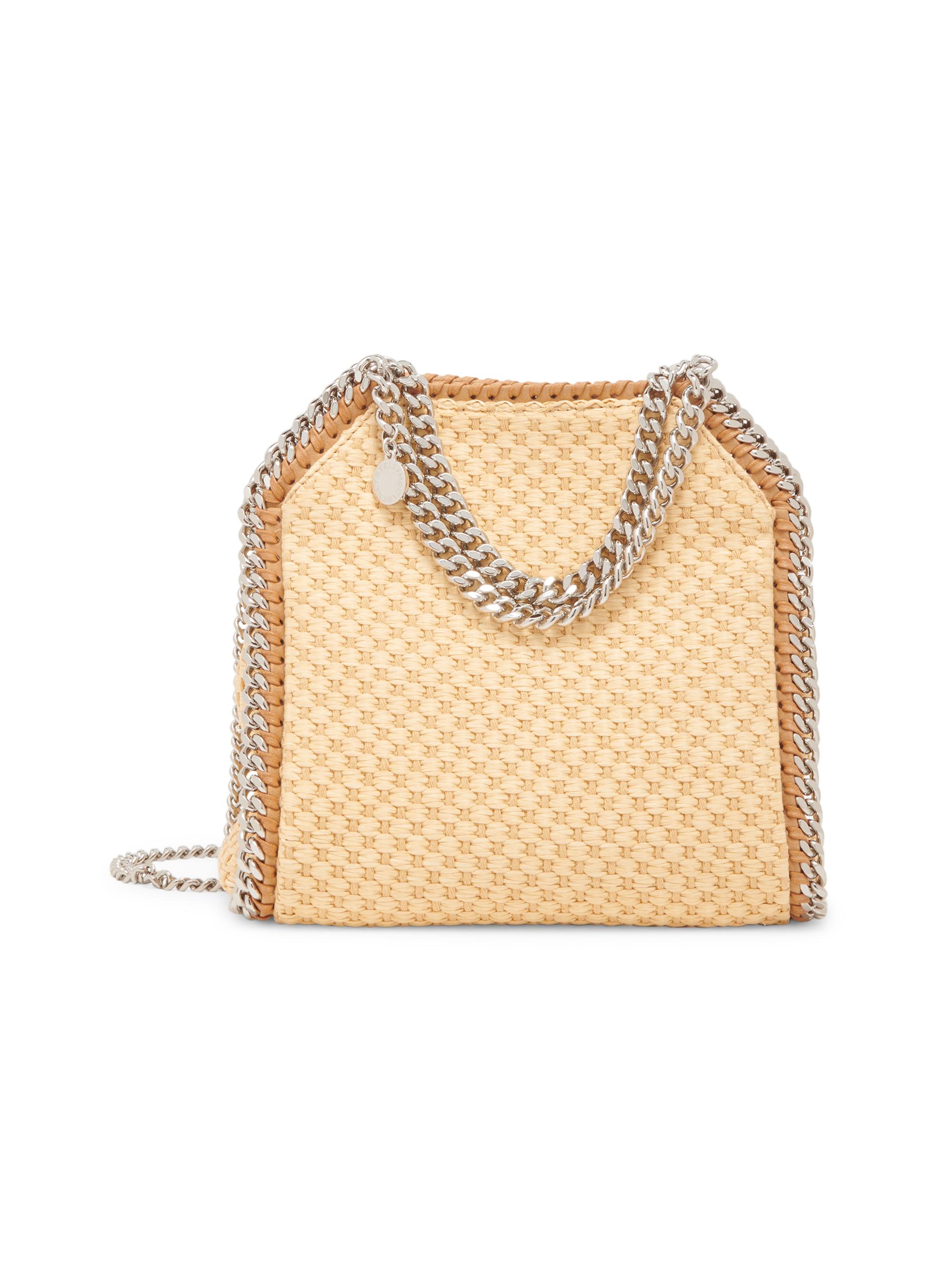 Stella McCartney Women's Falabella Mini Eco Woven Rafia Tote - Natural