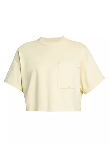 Cropped Jersey T-Shirt