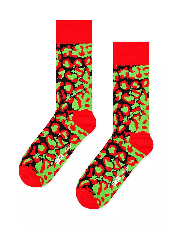  Happy Socks Men's Coffee Lover Patterned Crew Socks (9-11) :  Clothing, Shoes & Jewelry