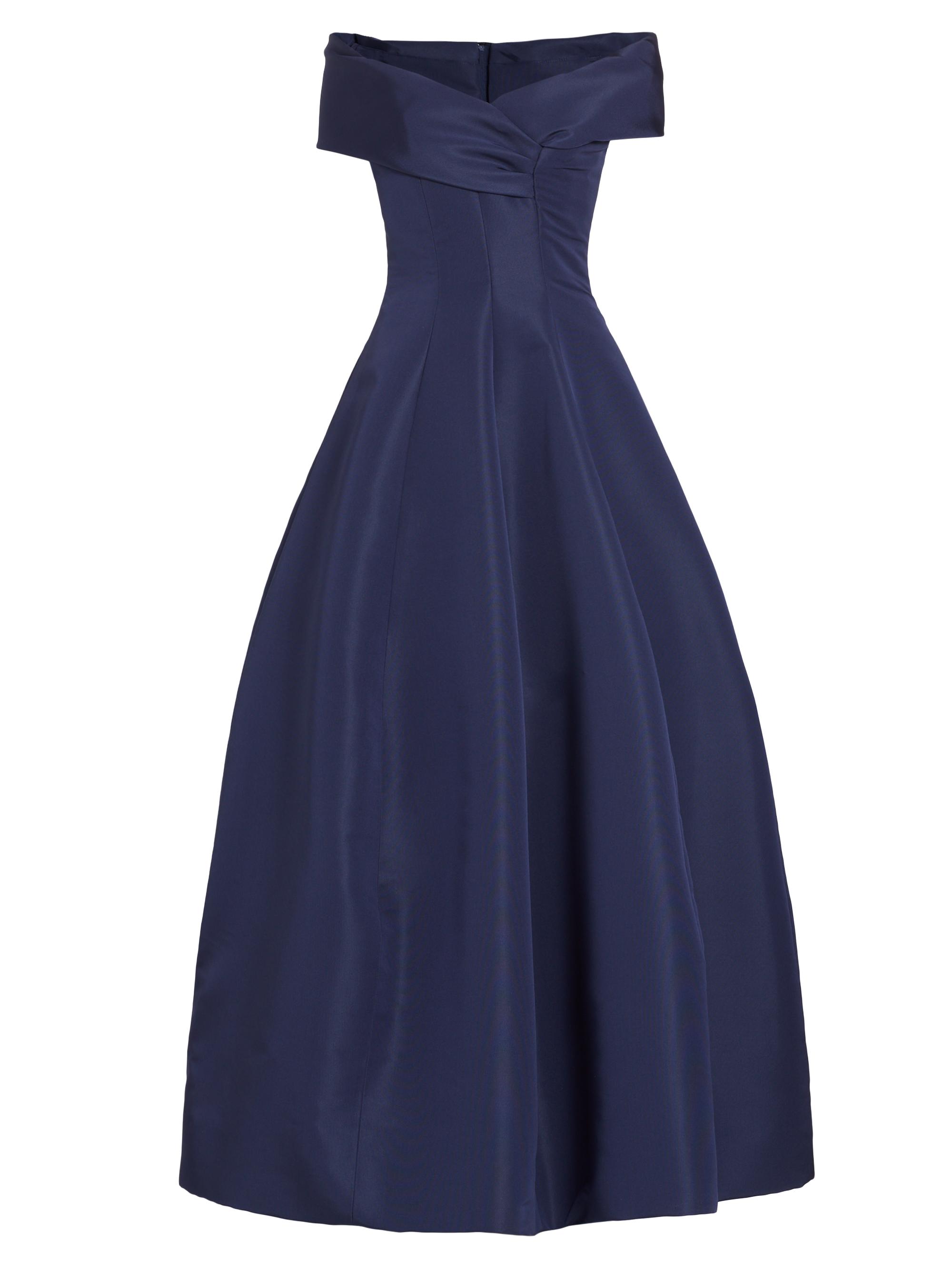 Catherine Regehr Women's Margaret Silk Faille Gown - Light Navy