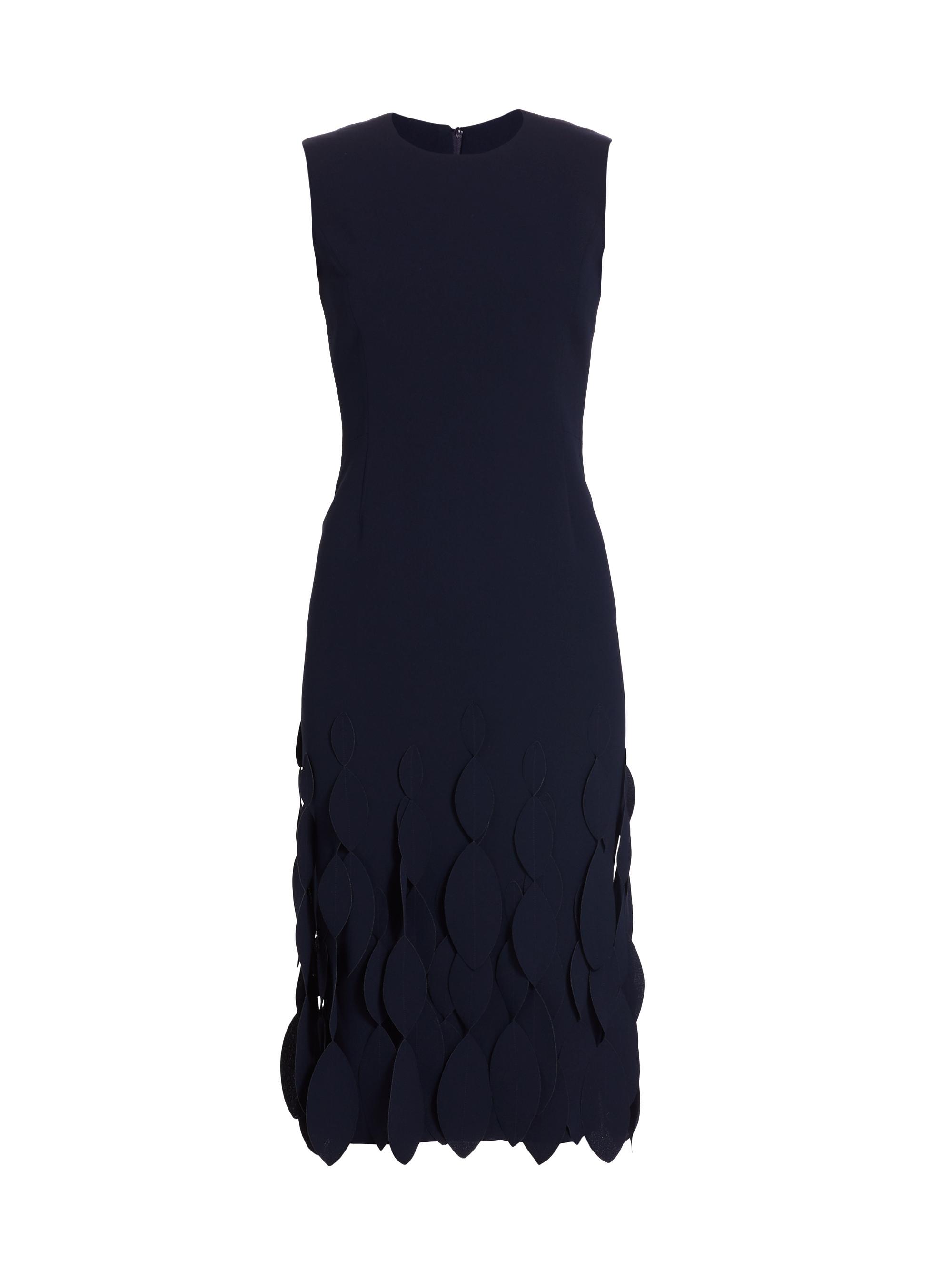 Catherine Regehr Women's Jackie Geometric Appliqué Midi-Dress - Navy