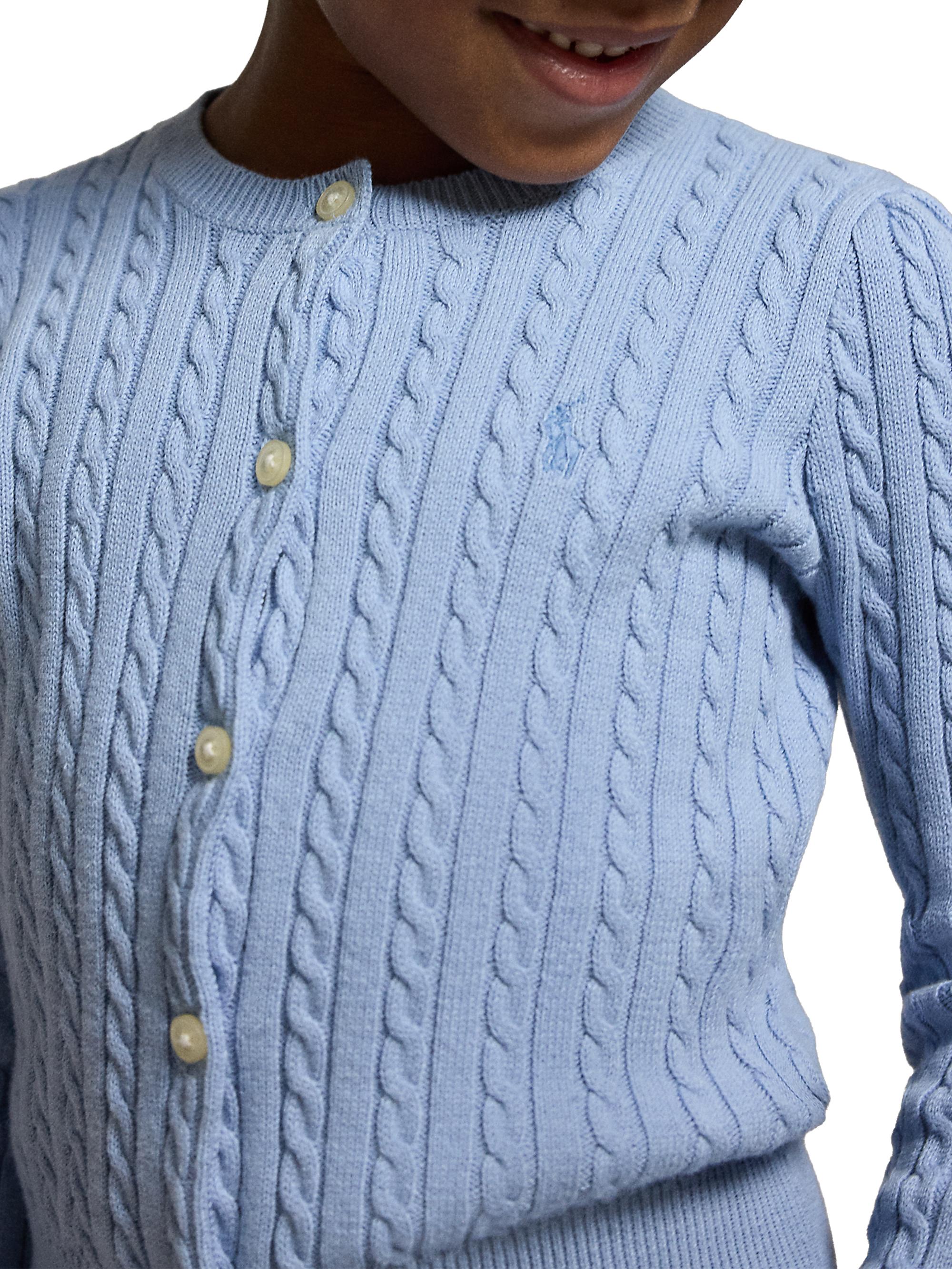 Polo Ralph Lauren Little Girl's & Girl's Cotton Cable-Knit Sweater