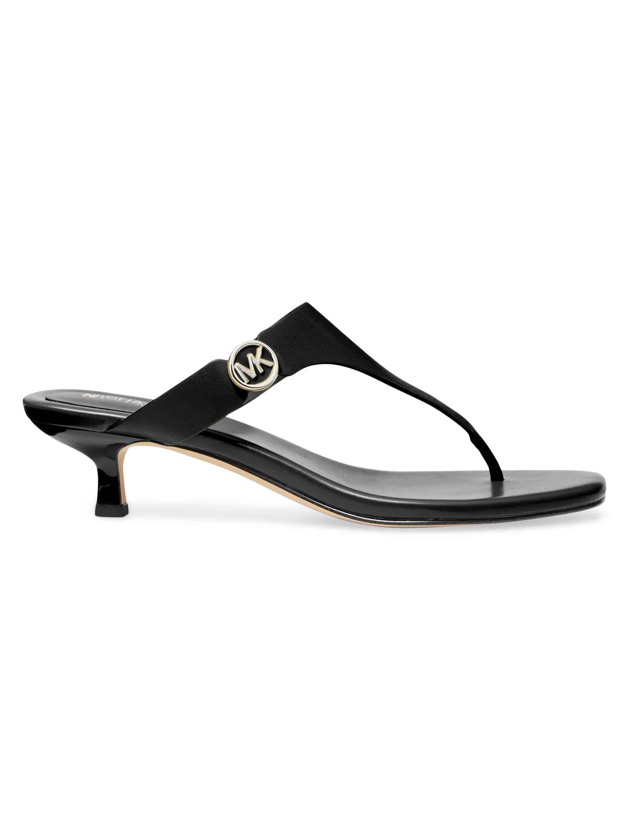 MICHAEL Michael Kors Lucinda 40MM Leather Sandals | Saks Fifth Avenue