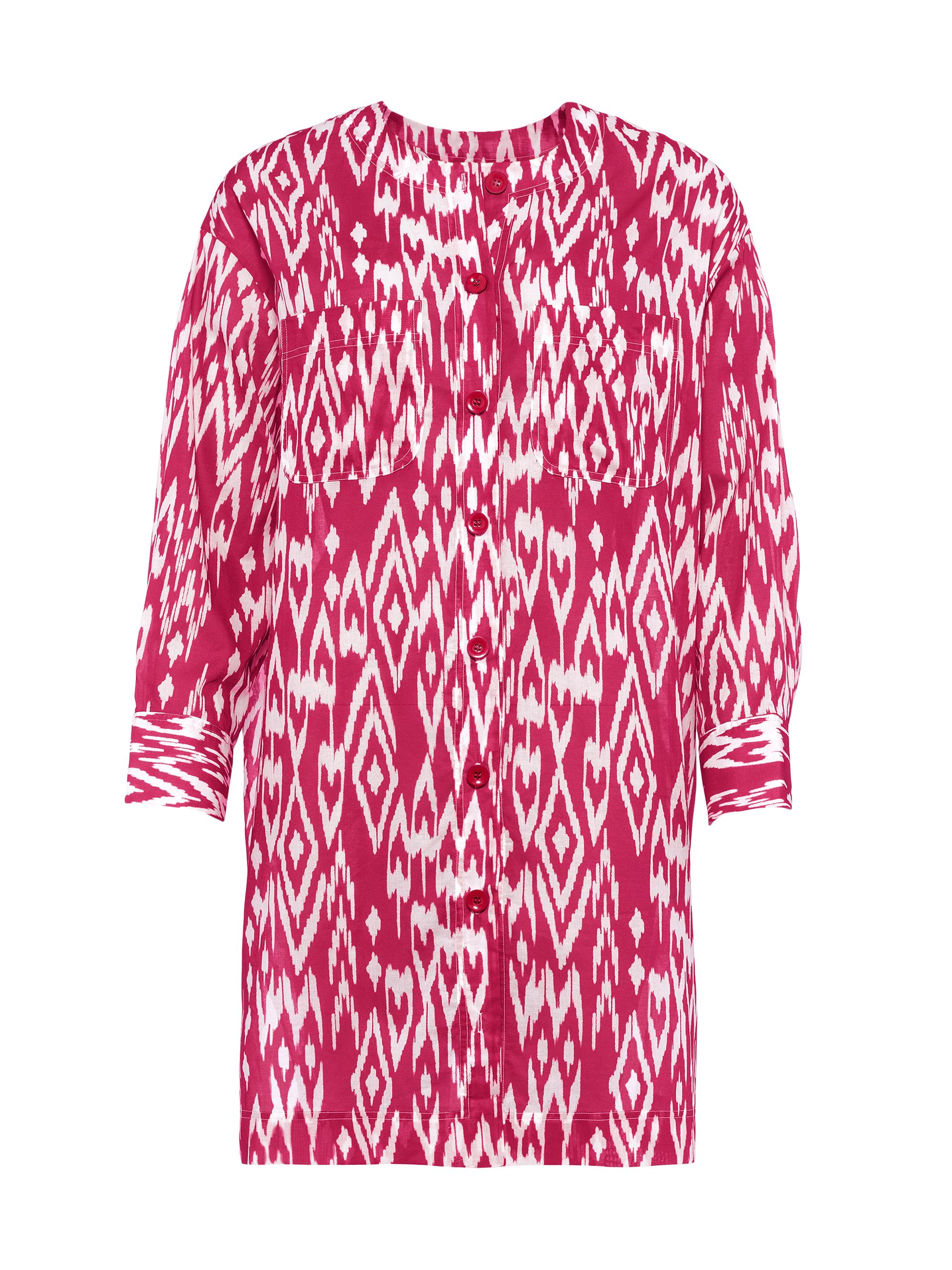 ERES Women's Hurricane Cotton Shirt - Imprime Wind Sunset