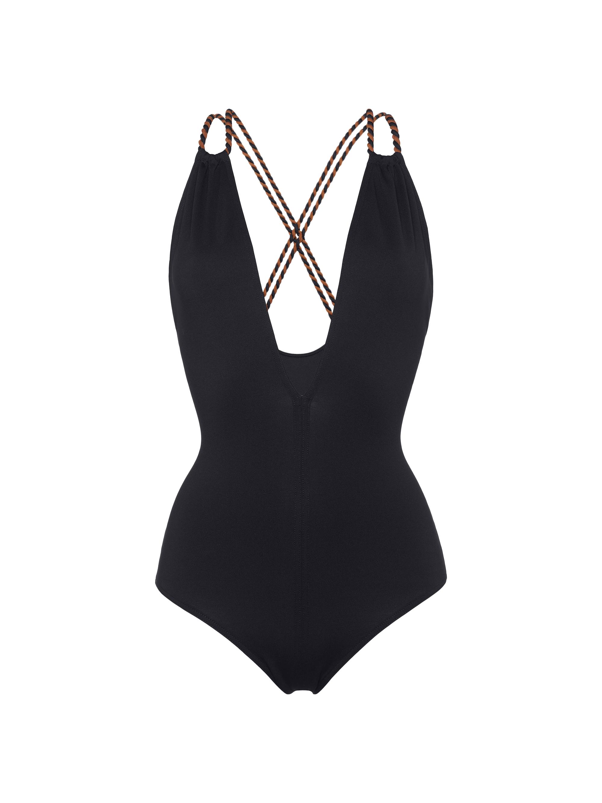 ERES Women's Pirouette Plunge One-Piece Swimsuit - Ultra Caramelo