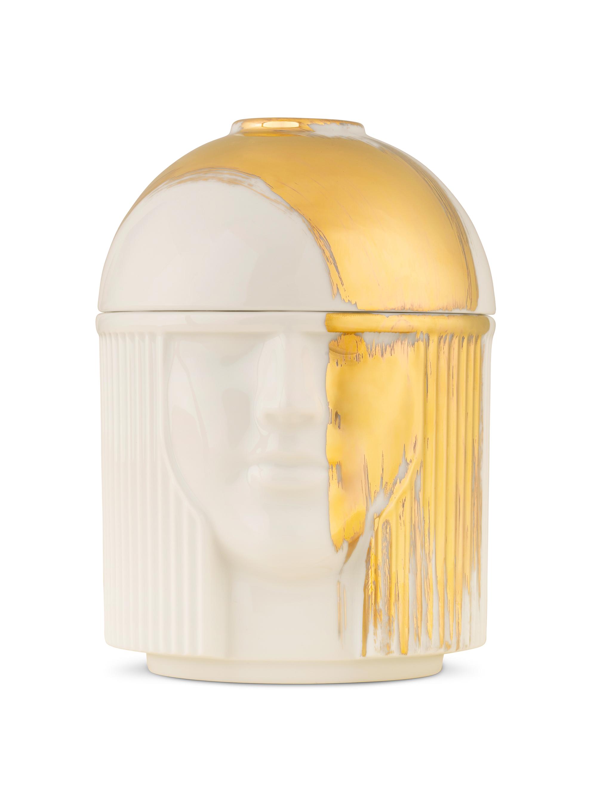 Ginori 1735 White Gold L'Amazzone Porcelain Diffuser Holder - White Gold