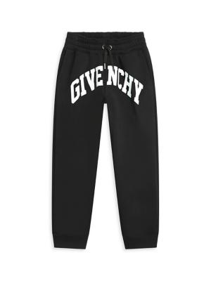 Givenchy Kids 4G logo-print drawstring shorts - Black