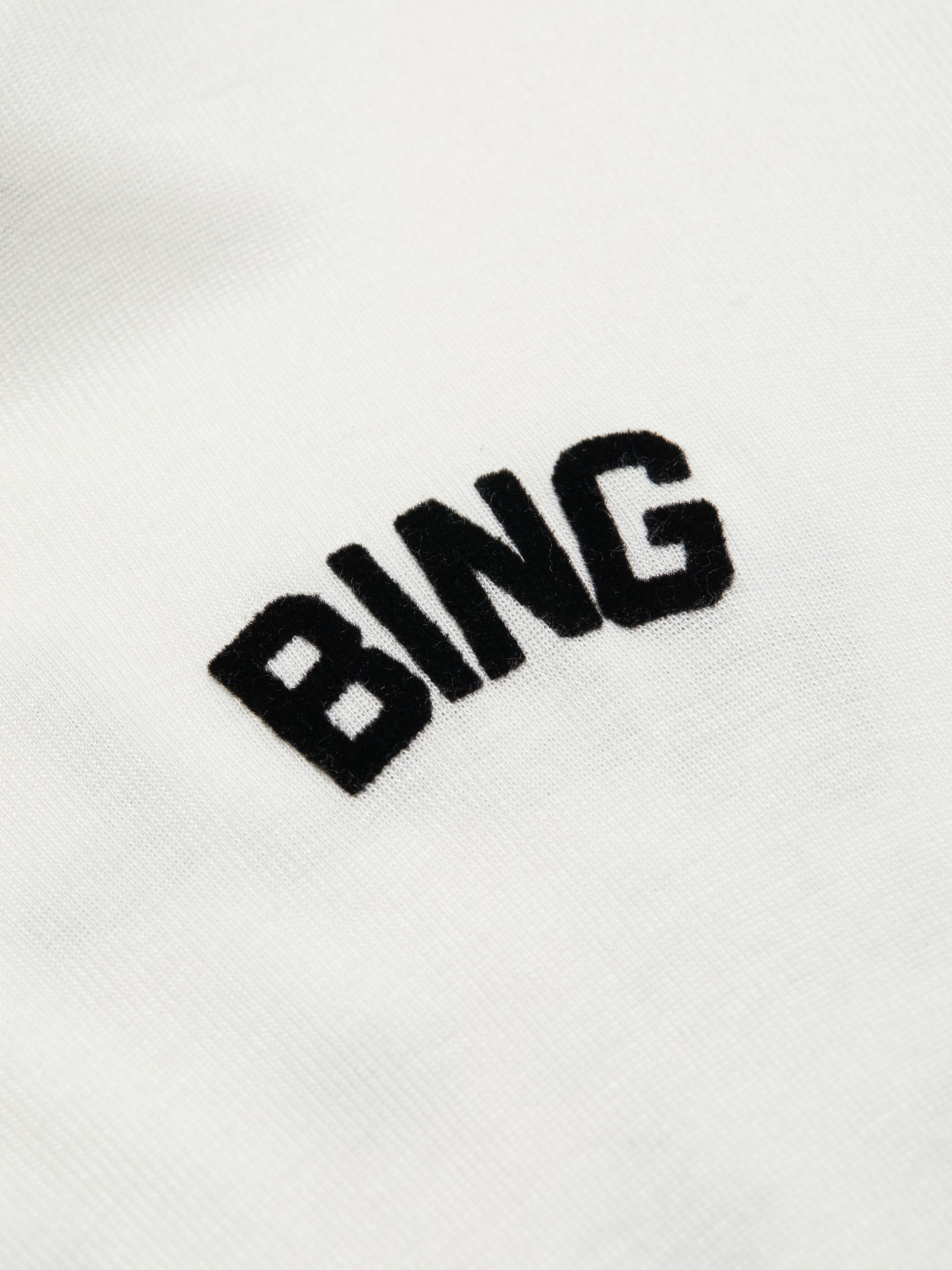 ANINE BING ロゴ入りホワイトスウェット ANINE BING / アニービン JAY SWEATSHIRT BING スウェット