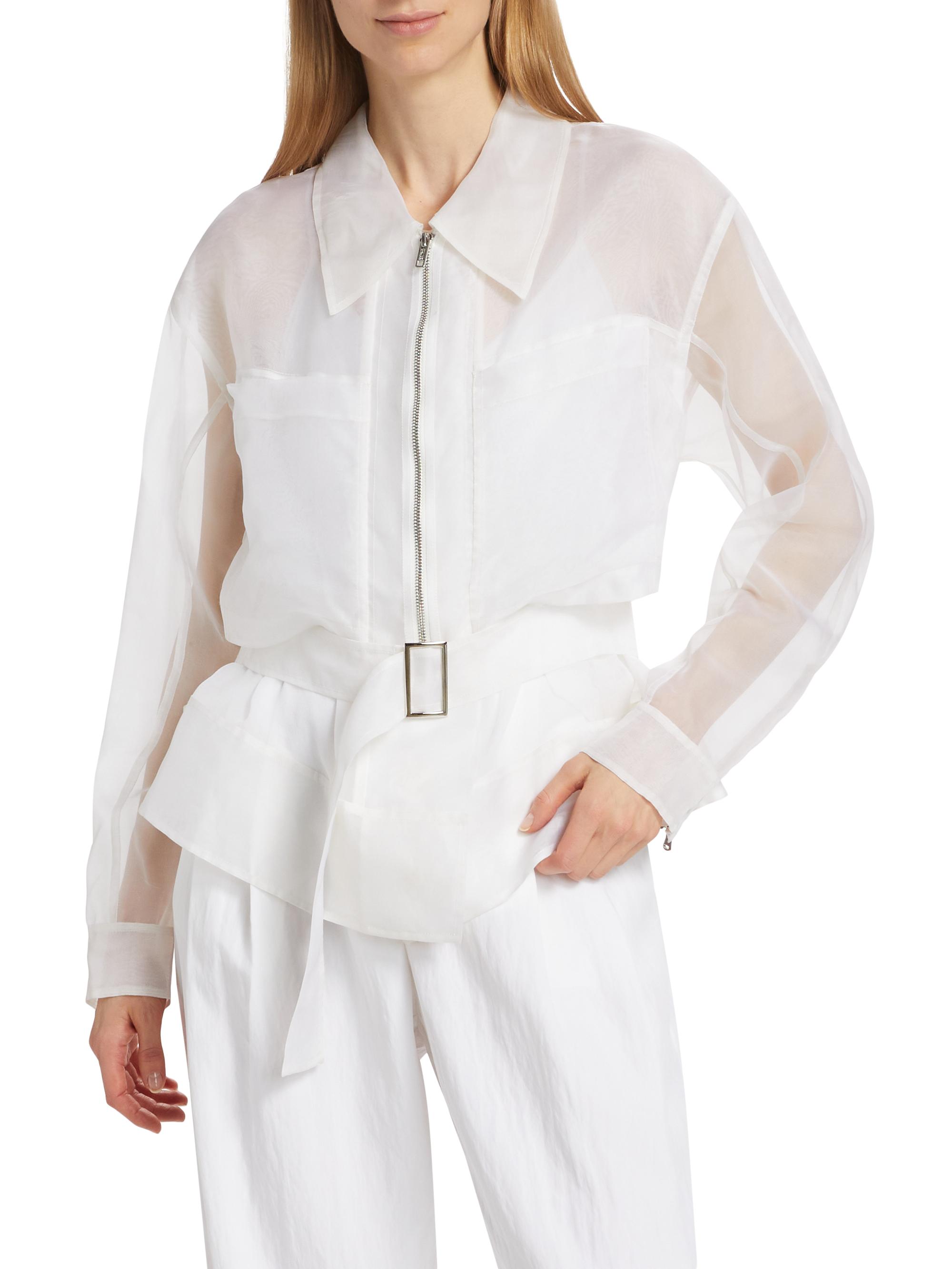 3.1 Phillip Lim Cotton Organza Utility Jacket | Saks Fifth