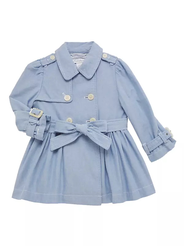 Shop Polo Ralph Lauren Baby Girl's ​Cotton Trench Coat | Saks