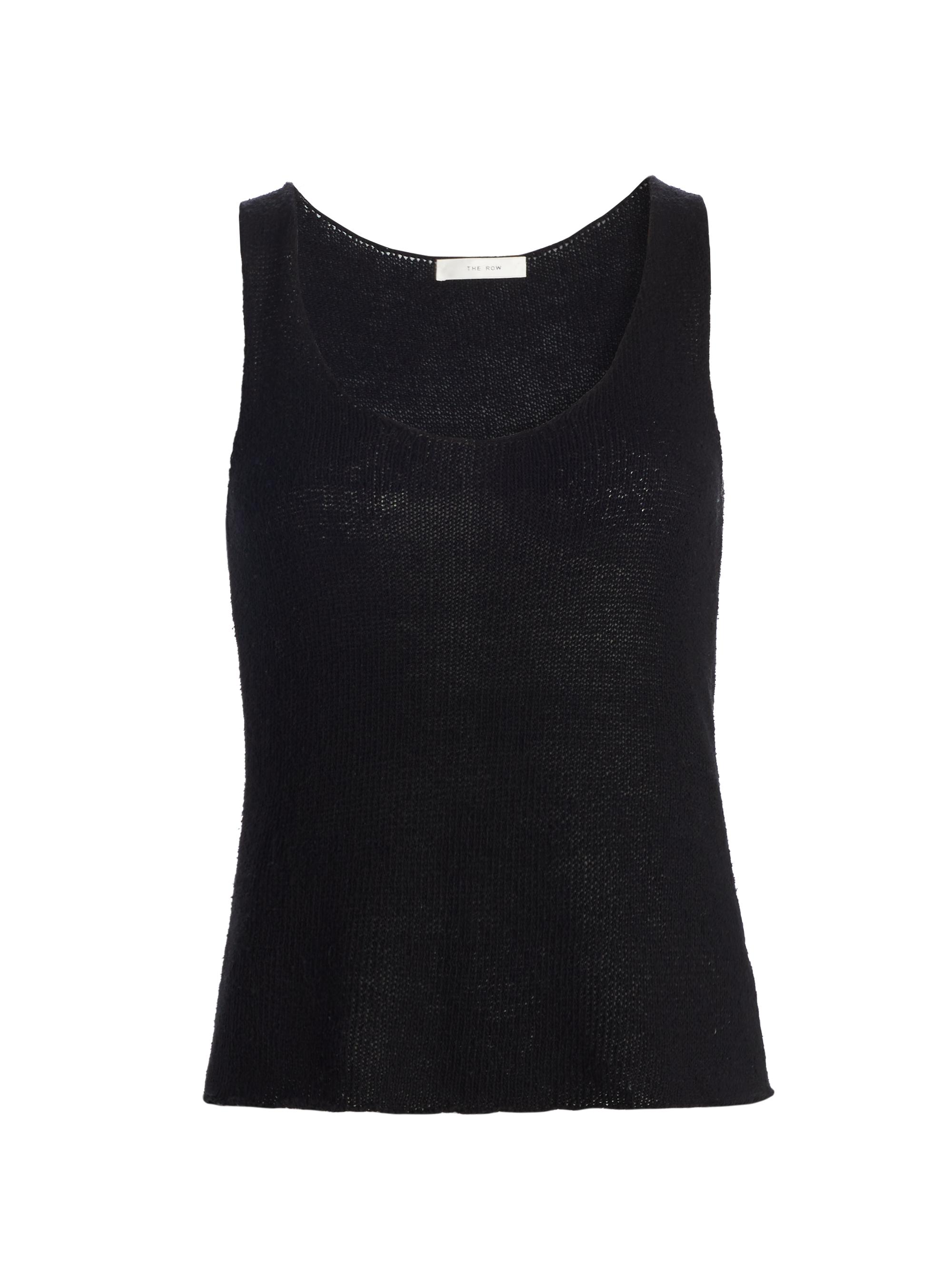 The Row Women's Favana Silk Knit Tank - Black