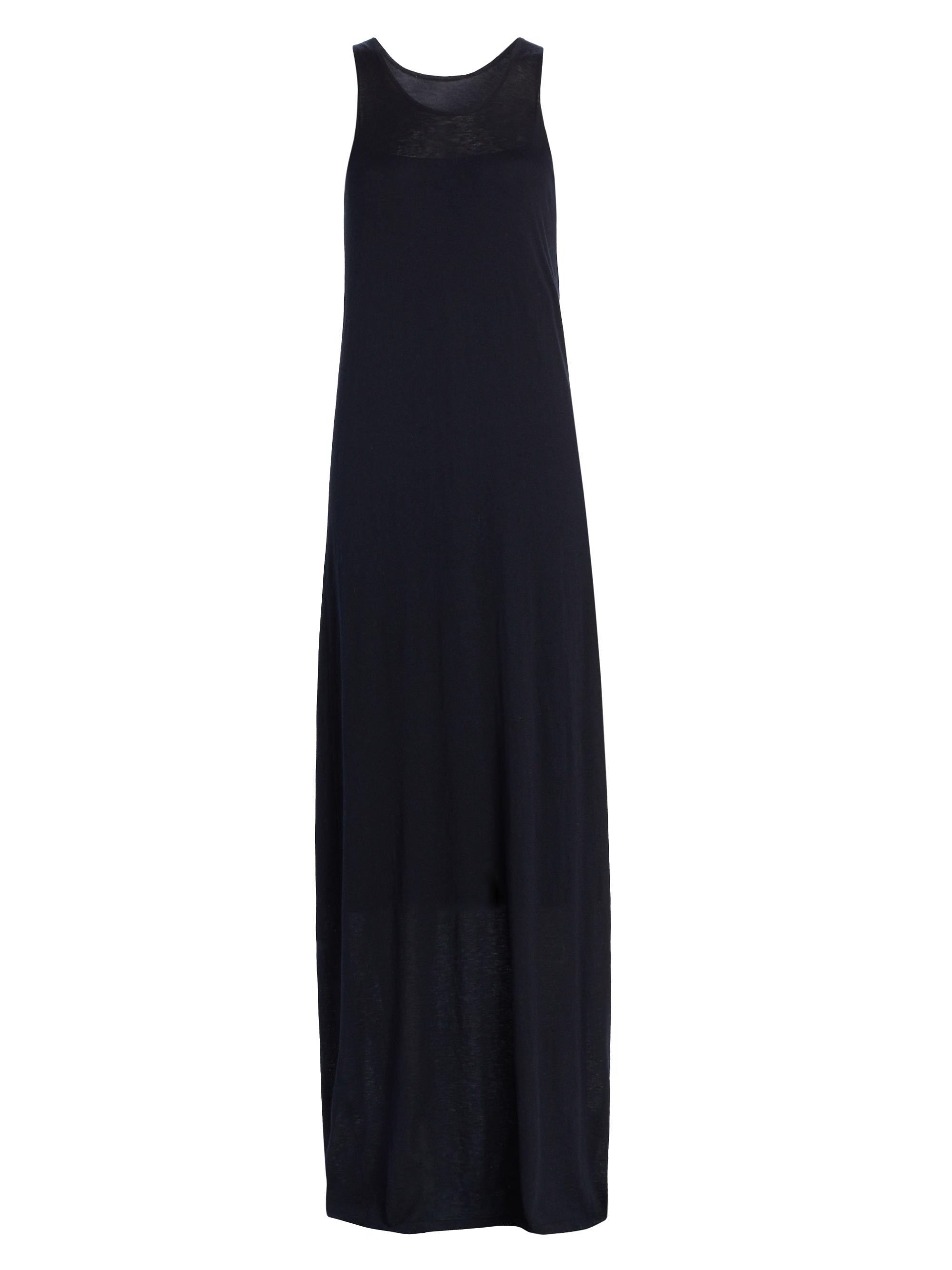 The Row Women's Farissa Cotton-Cashmere Maxi Dress - Dark Grey Melange