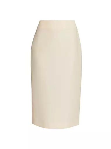 Bartellette Virgin Wool-Blend Midi-Skirt