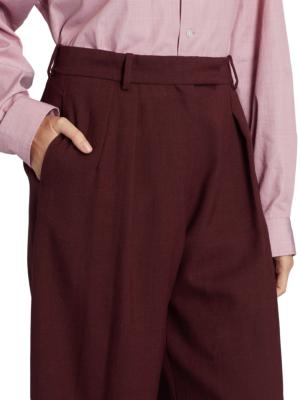 Banew virgin wool wide-leg pants