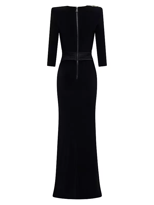 Shop Zhivago Riot's Hope Embellished Cowlneck Gown | Saks Fifth Avenue
