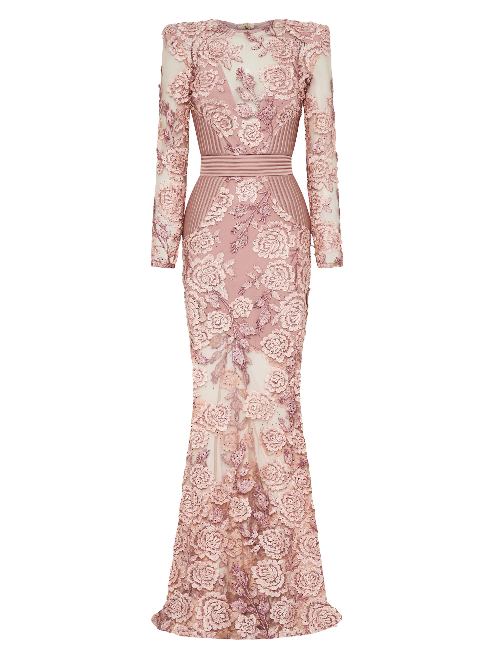 Zhivago Women's The Beginning Floral Lace Gown - Beige