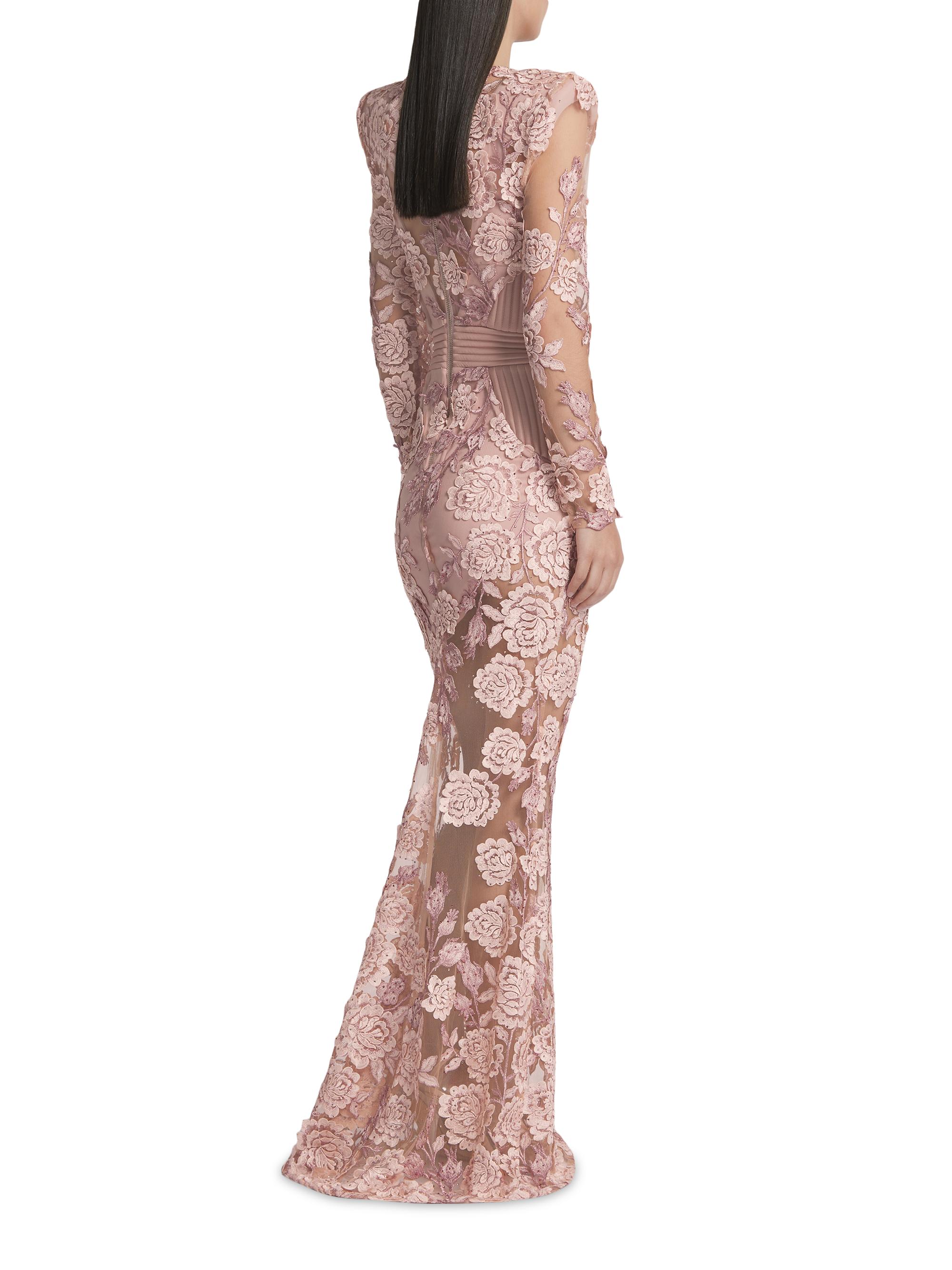 Zhivago The Beginning Floral Lace Gown | Saks Fifth Avenue