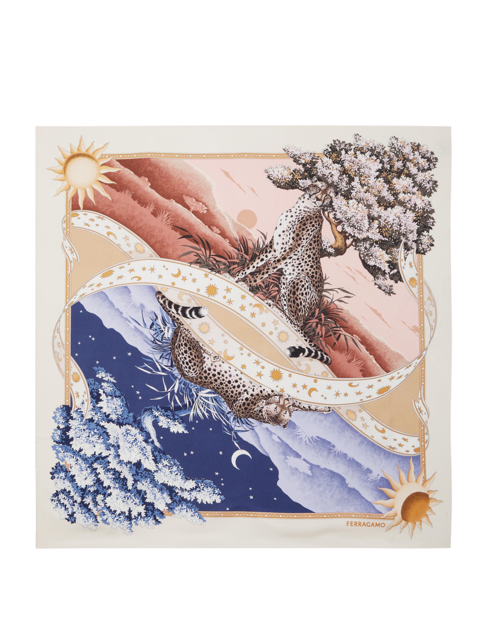 FERRAGAMO Daynight Silk Scarf | Saks Fifth Avenue