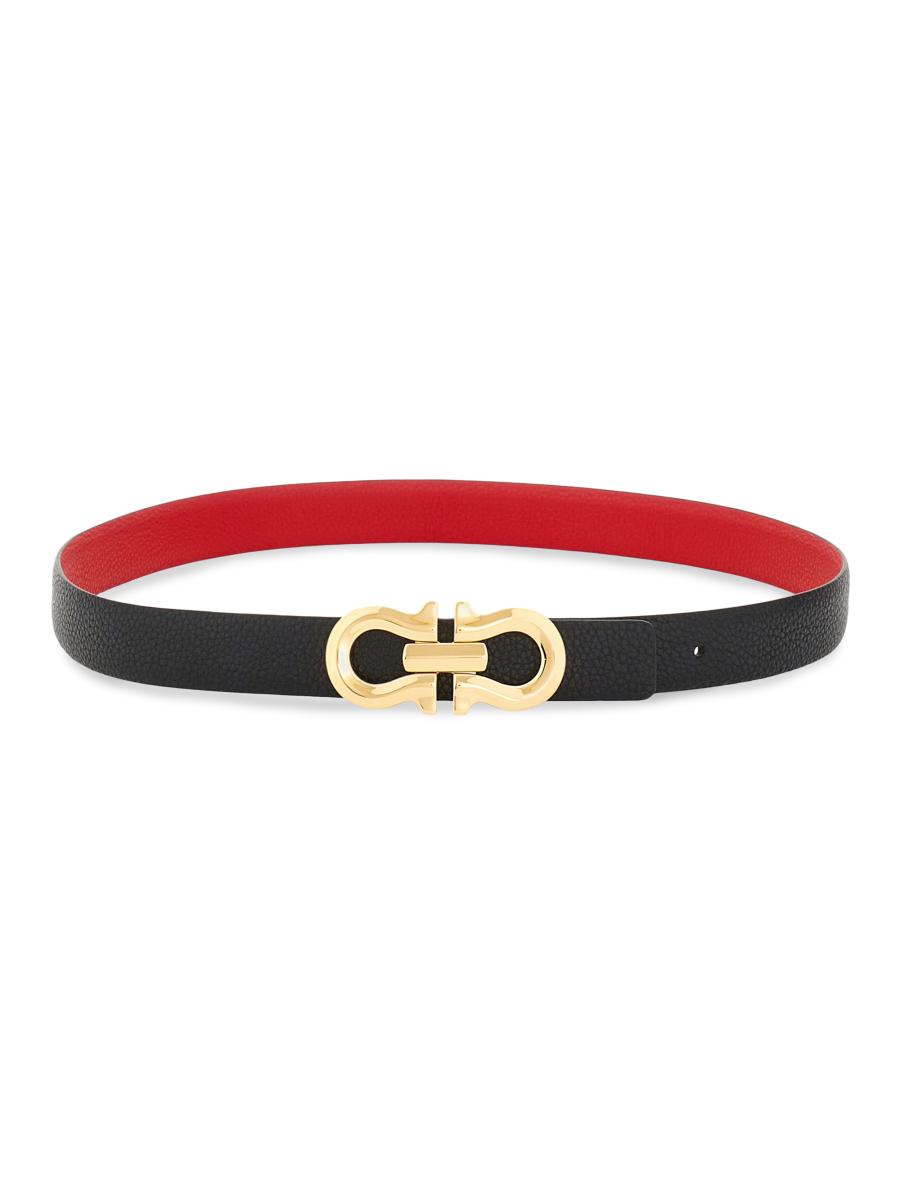 ベルト Gancio Contour leather belt 0400020525932?wid=900