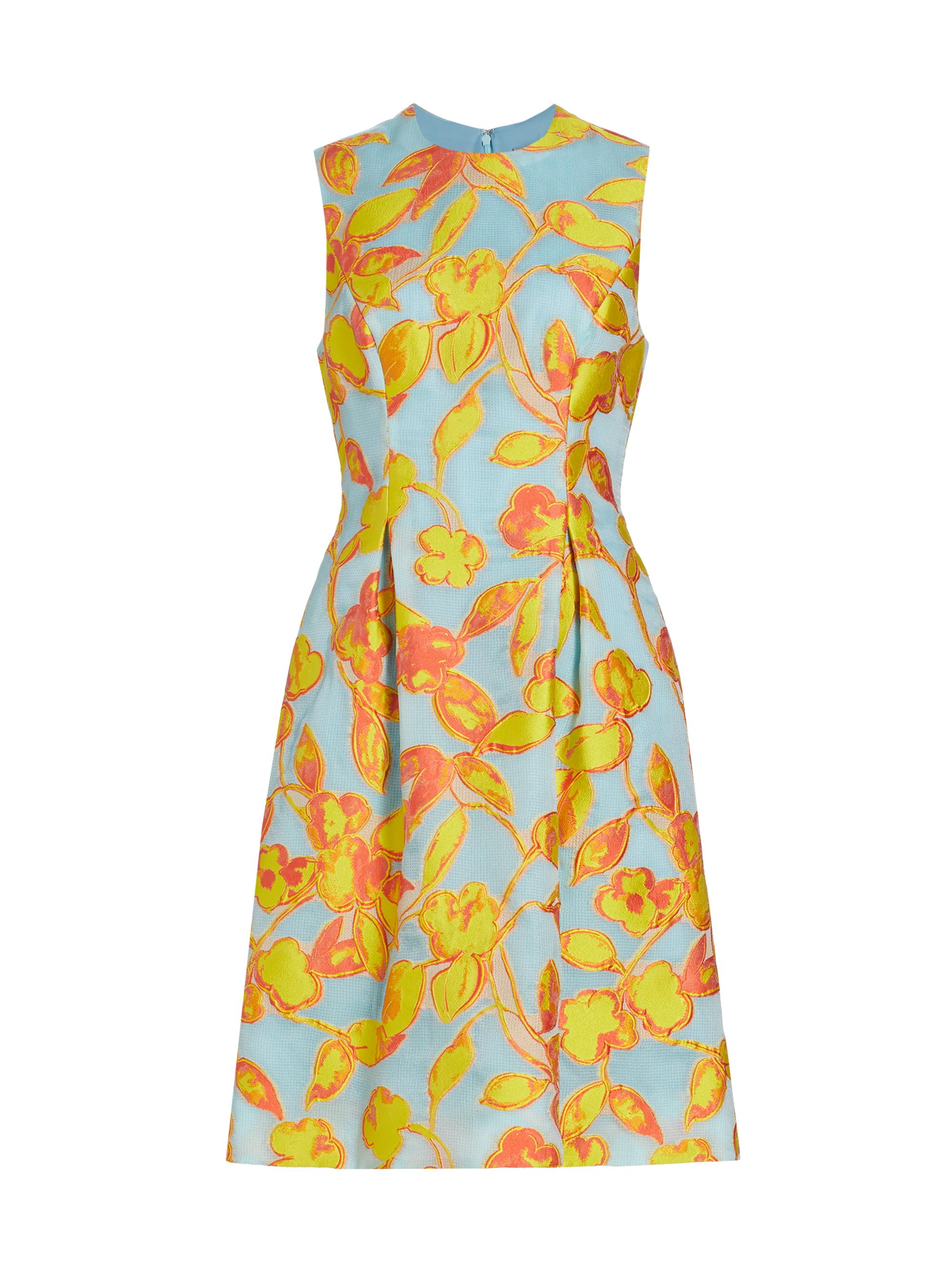Lela Rose Women's Betsey Floral Minidress - Yellow