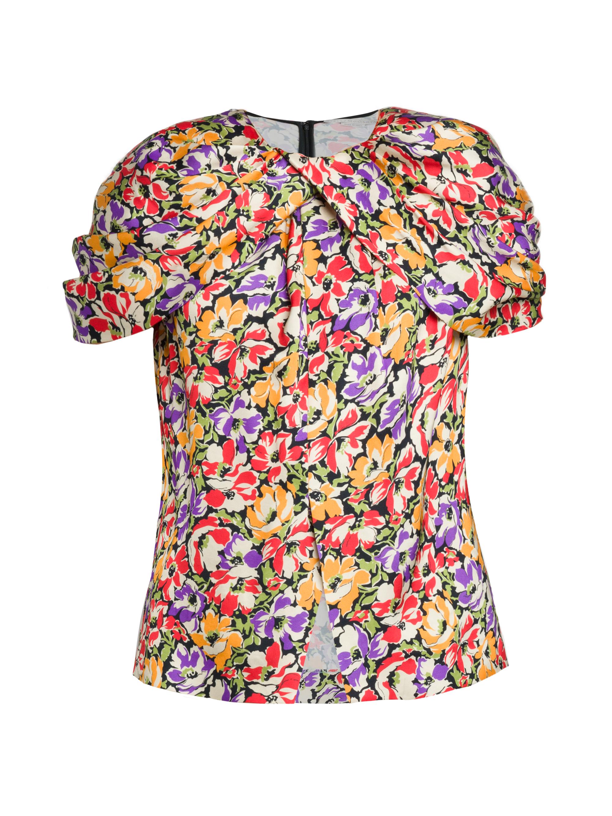 Stella McCartney Women's Draped Floral Top