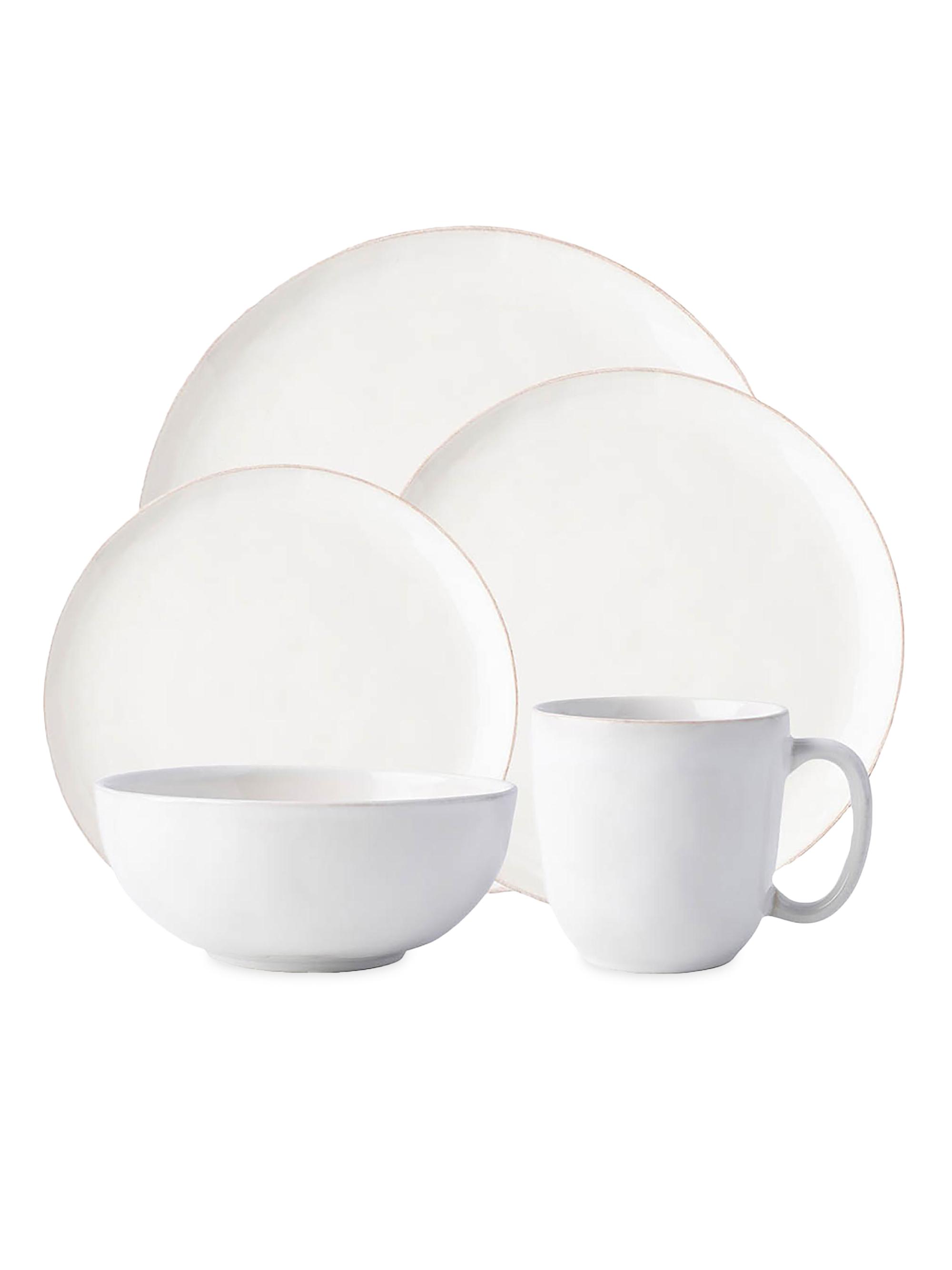 Juliska Puro Coupe 5-Piece Place Setting - White Wash