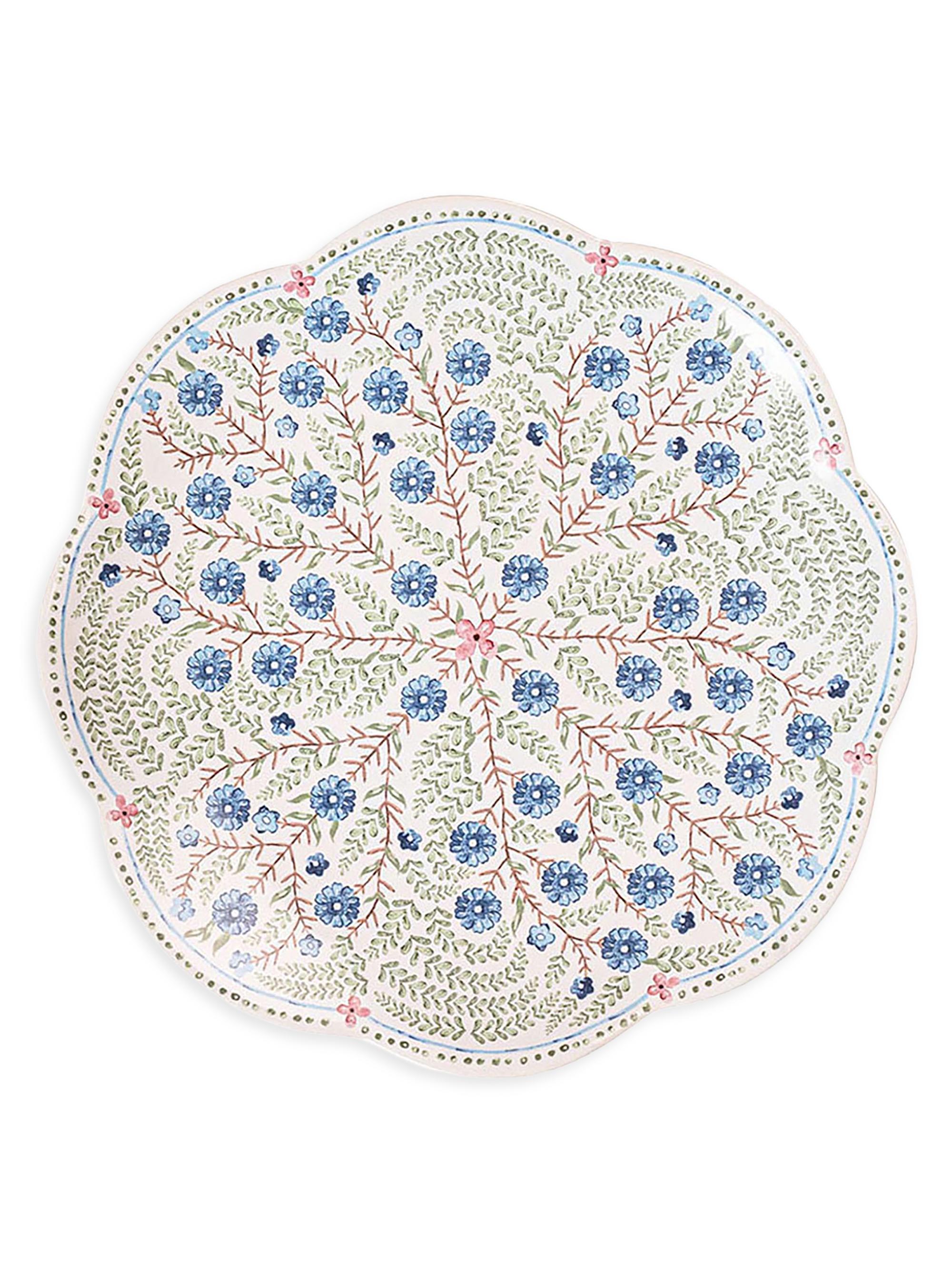 Juliska Villa Seville Scalloped Dessert/Salad Plate - Chambray