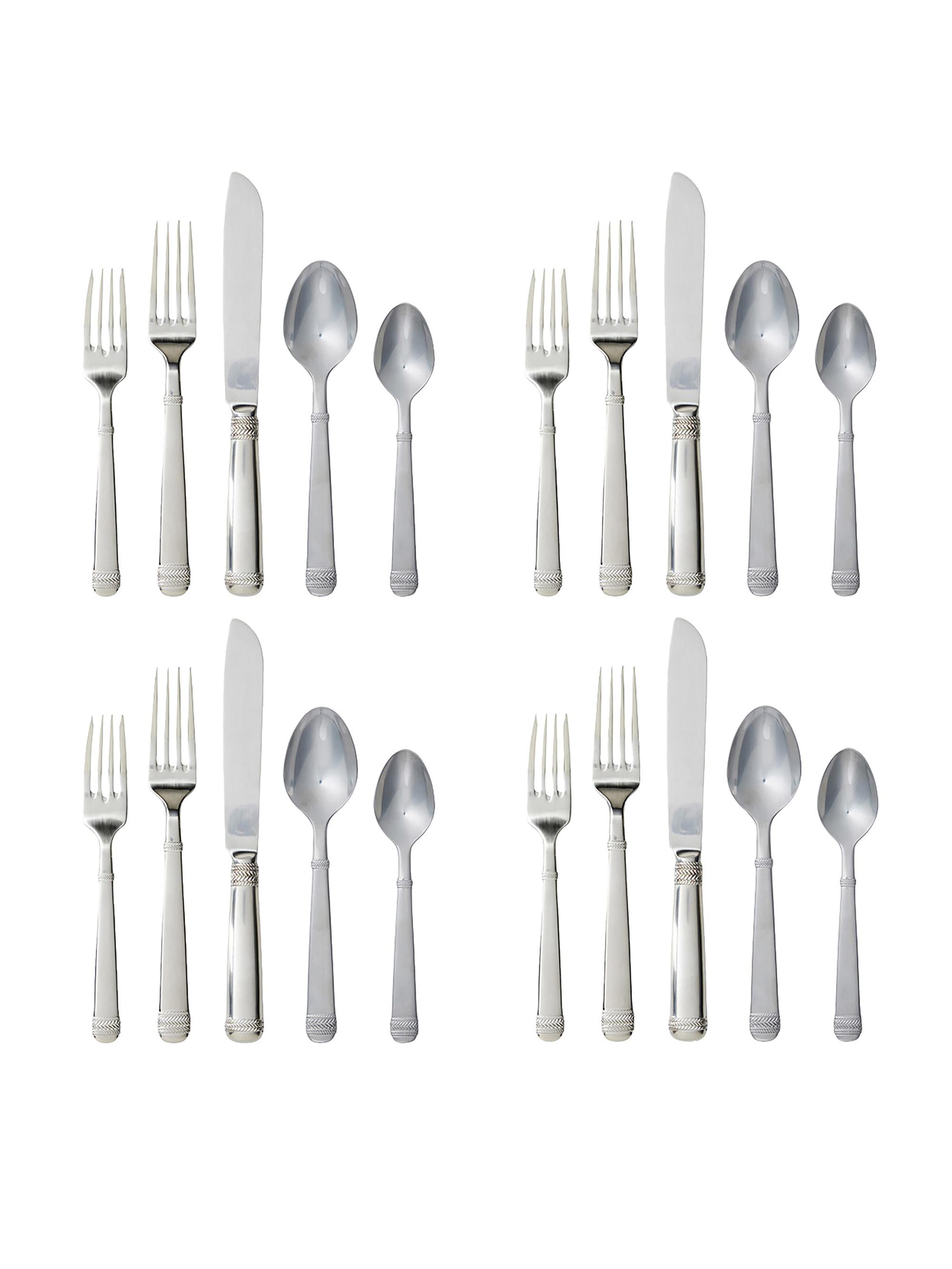 Juliska Le Panier 20-Piece Place Setting - Bright Satin