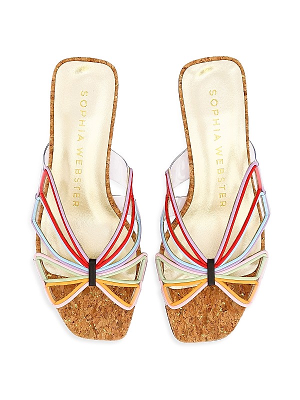 Shop Sophia Webster Havanna 45MM Leather Mules | Saks Fifth Shop Sophia Webster Havanna 45MM Leather Mules | Saks Fifth