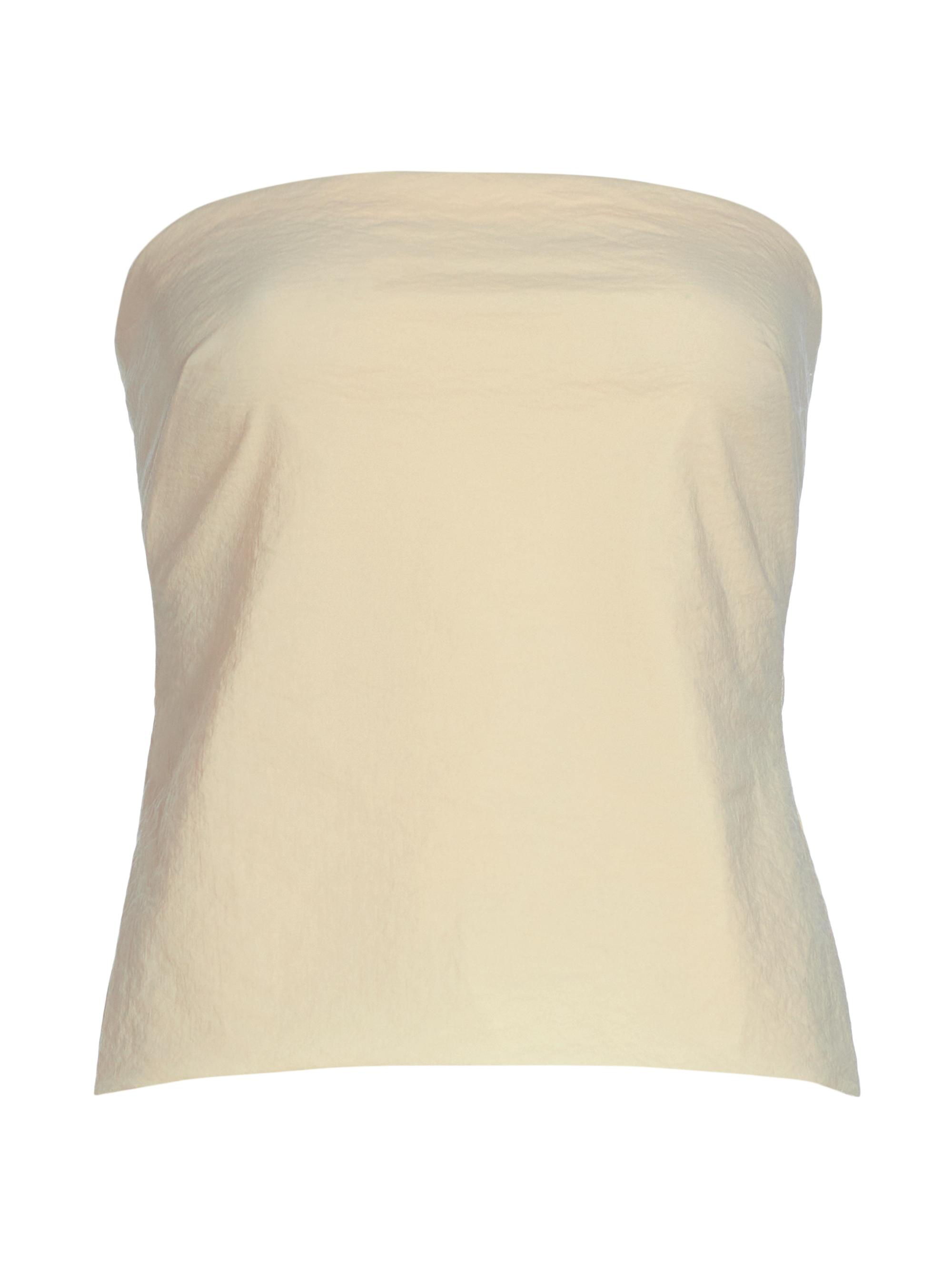 Rosetta Getty Women's Strapless Bandeau Top - Cream