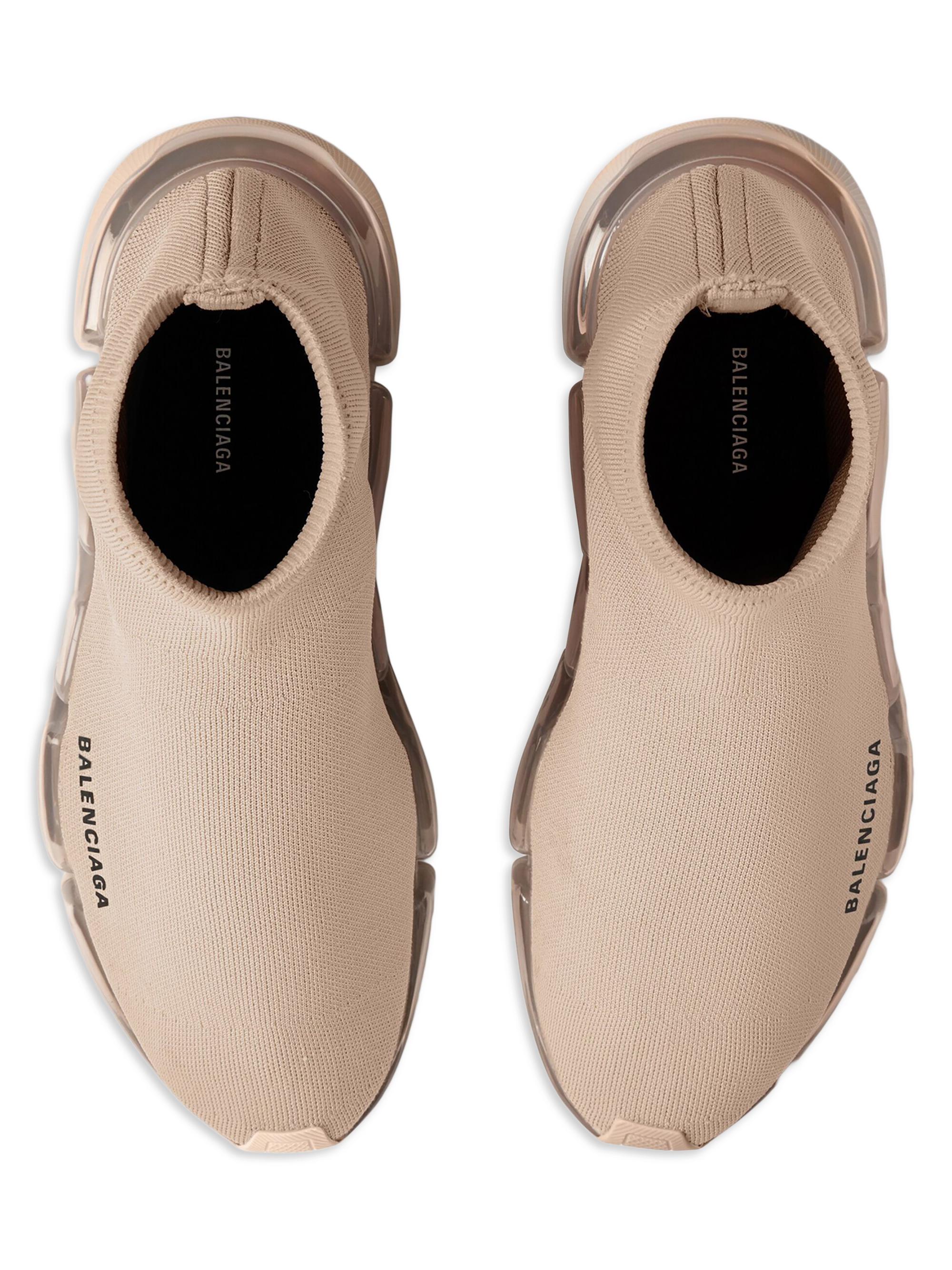 Balenciaga Speed 2.0 Full Clear Sole Recycled Knit Sneakers | Saks